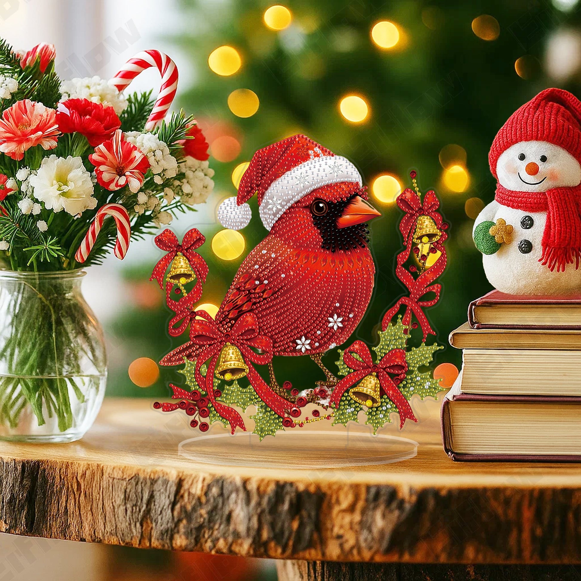 Tabletop Ornament, Christmas Cardinal