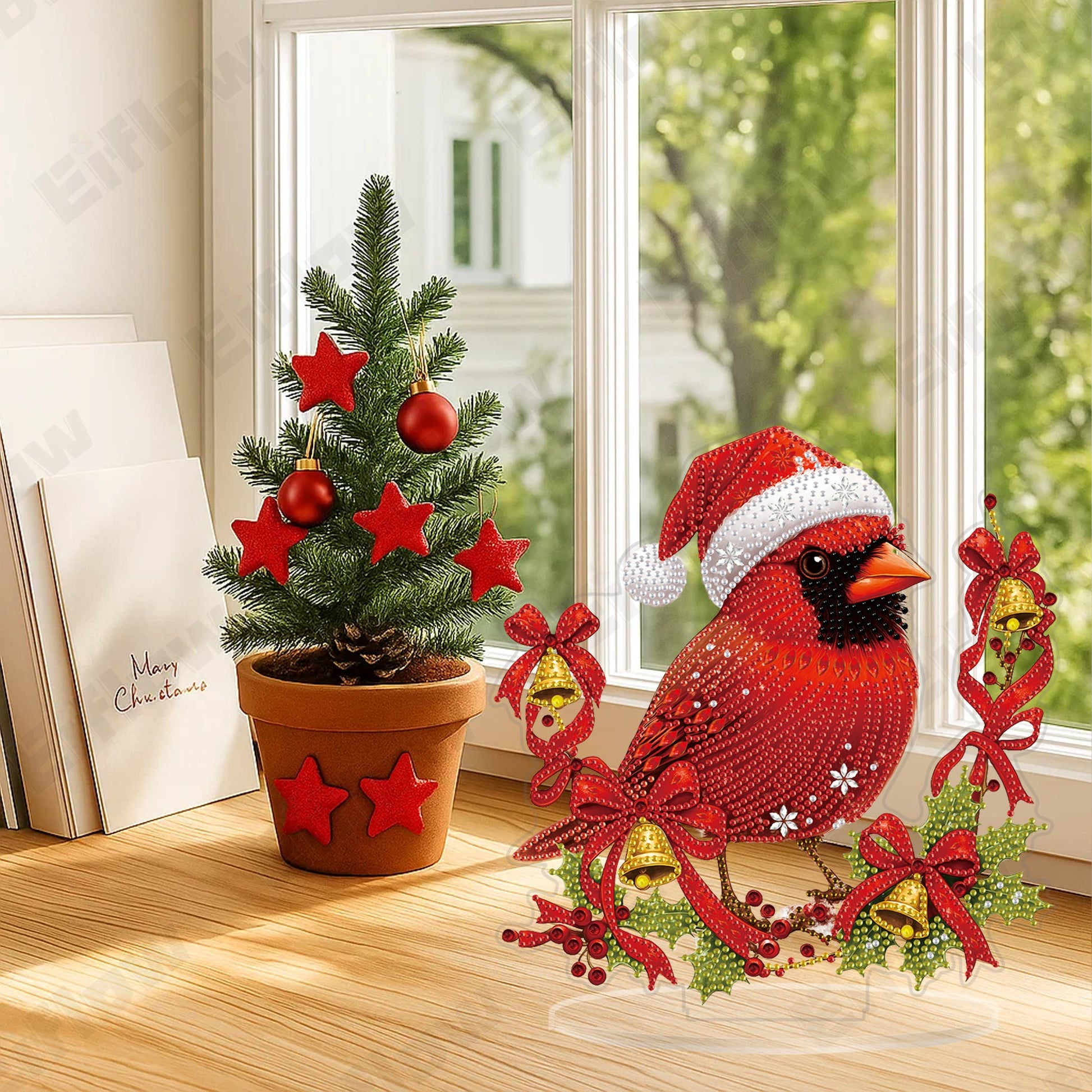 Tabletop Ornament, Christmas Cardinal