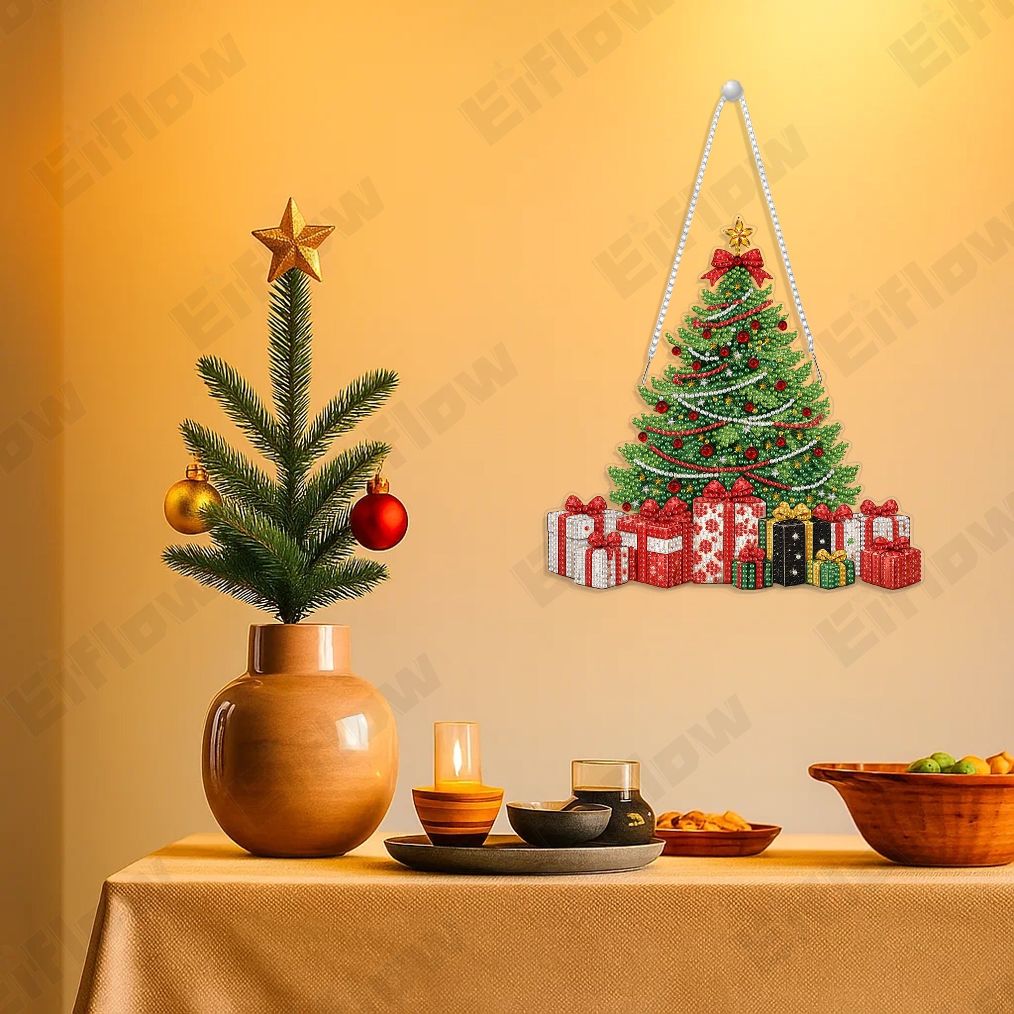 Hanging Pendant, Christmas Tree