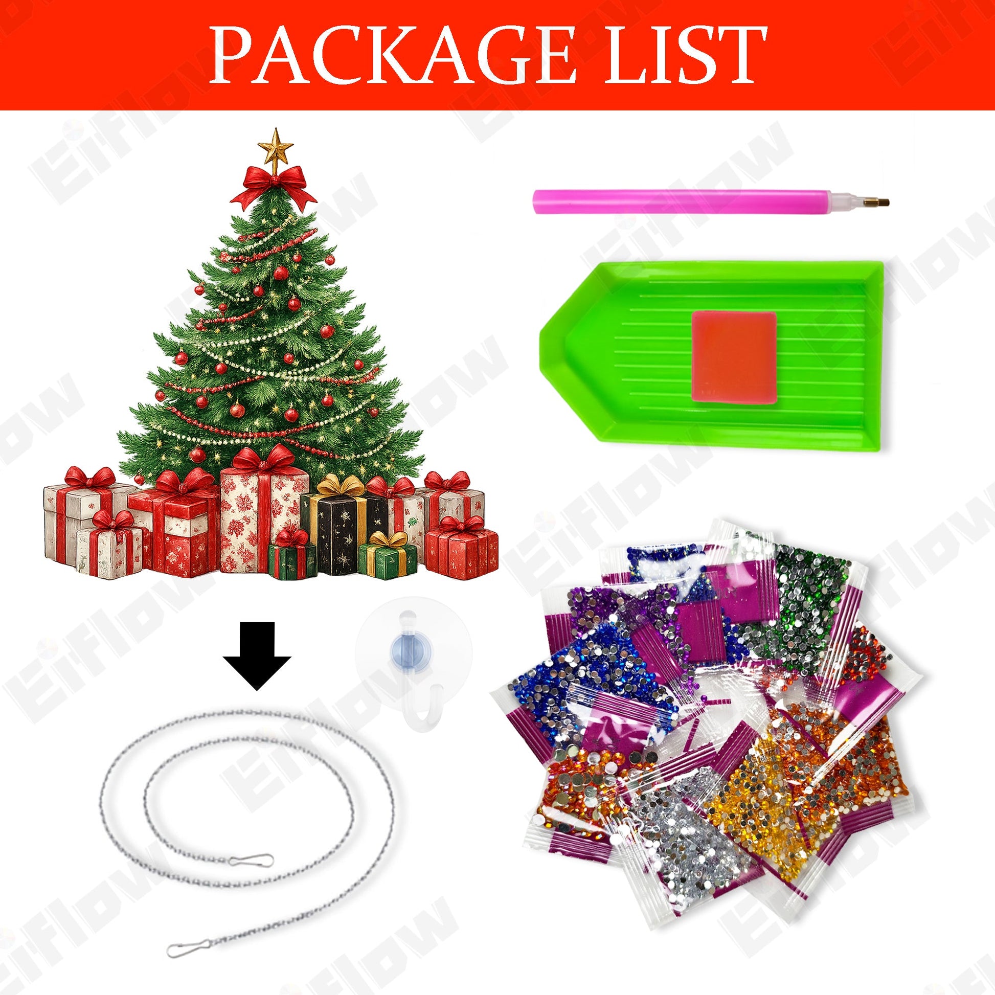 Hanging Pendant, Christmas Tree