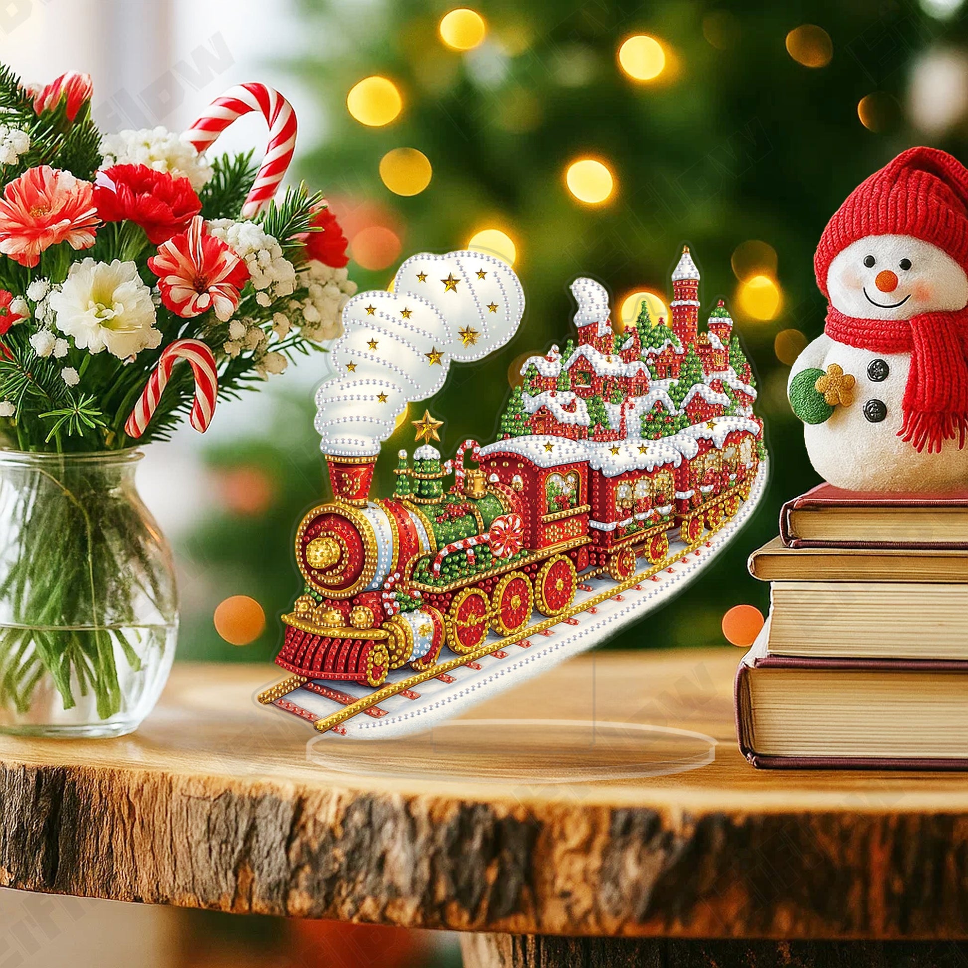 Tabletop Ornament, Christmas Train