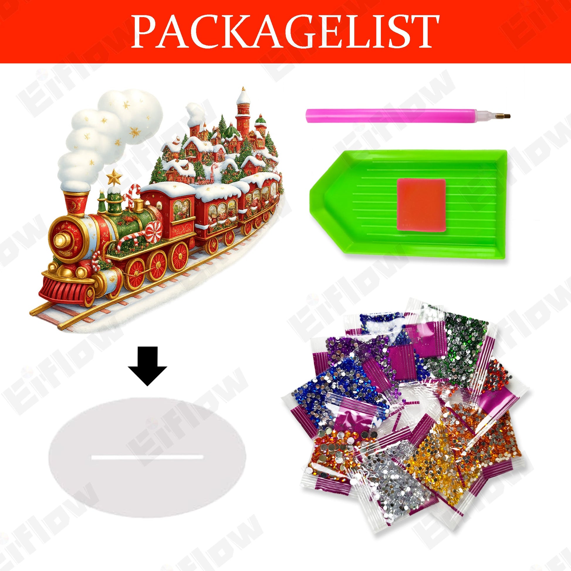 Tabletop Ornament, Christmas Train