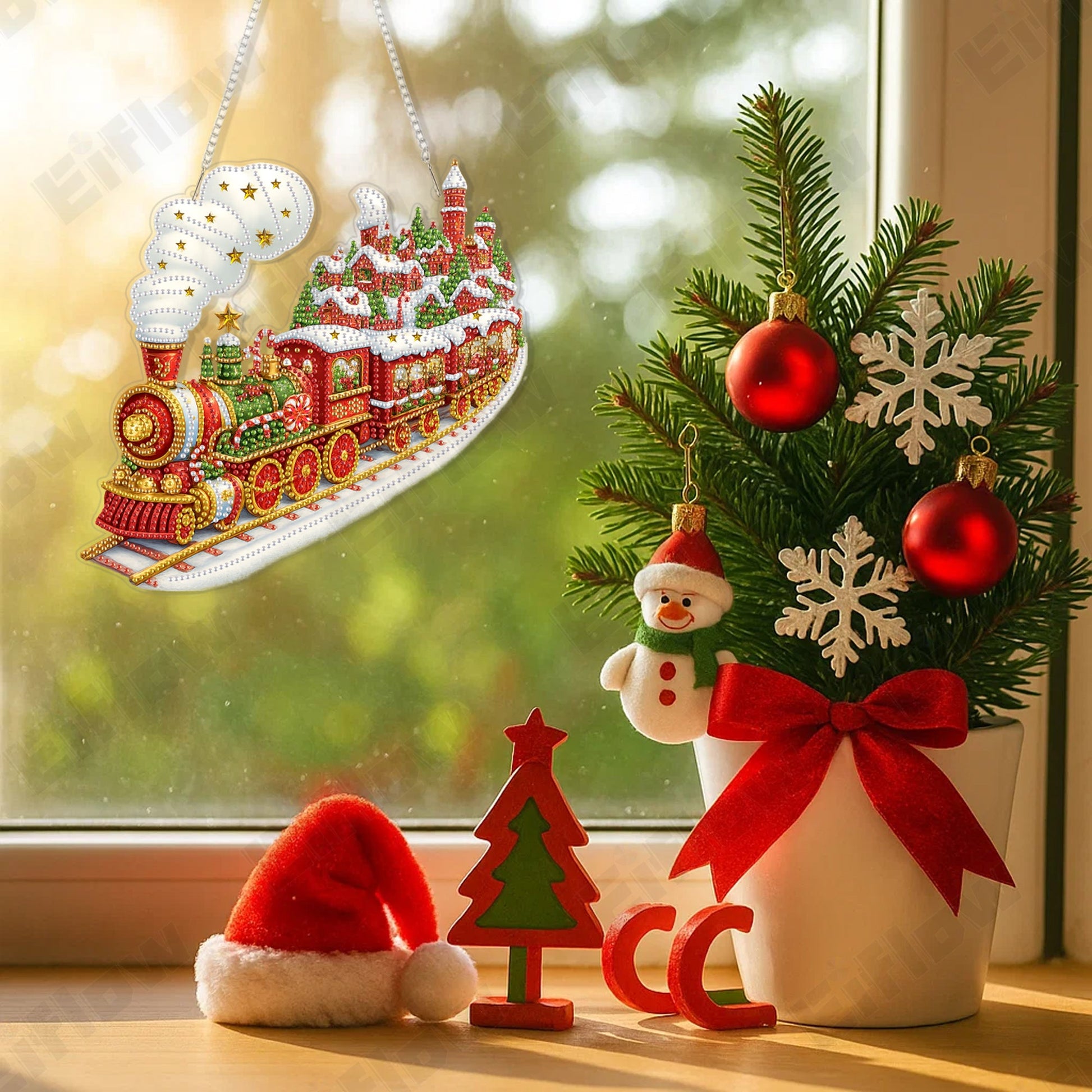 Hanging Pendant, Christmas Train