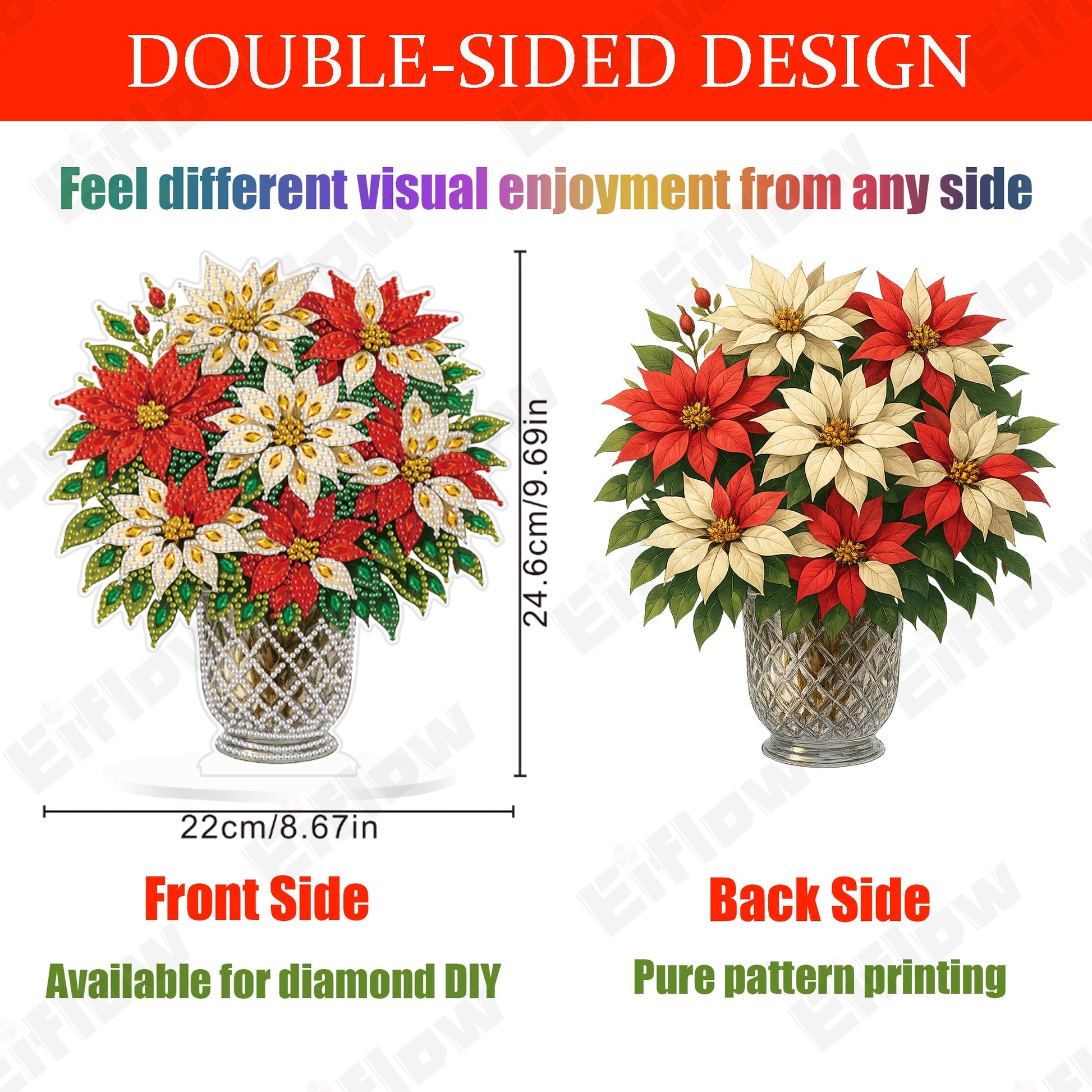 Tabletop Ornament, Christmas Flower