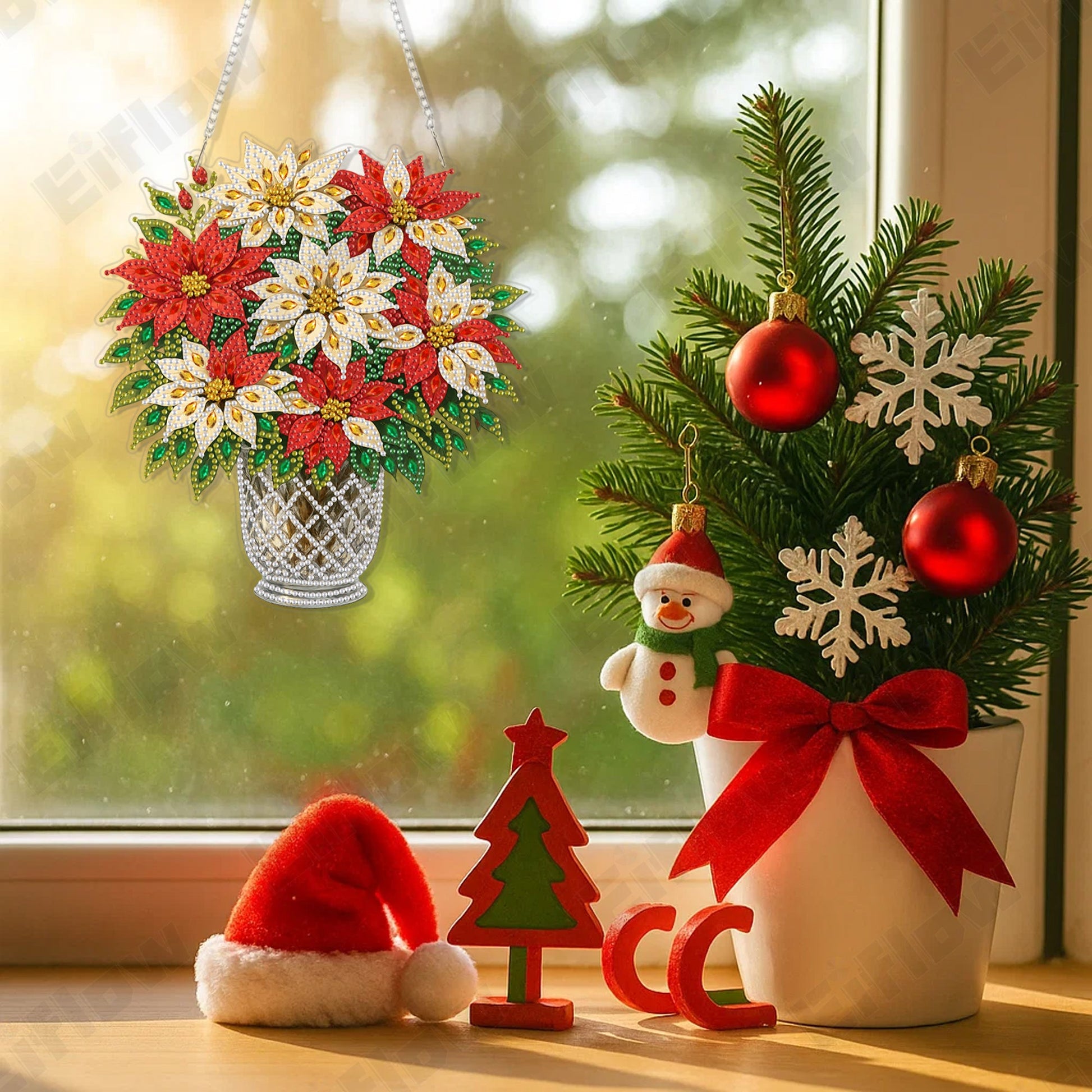 Hanging Pendant, Christmas Flower