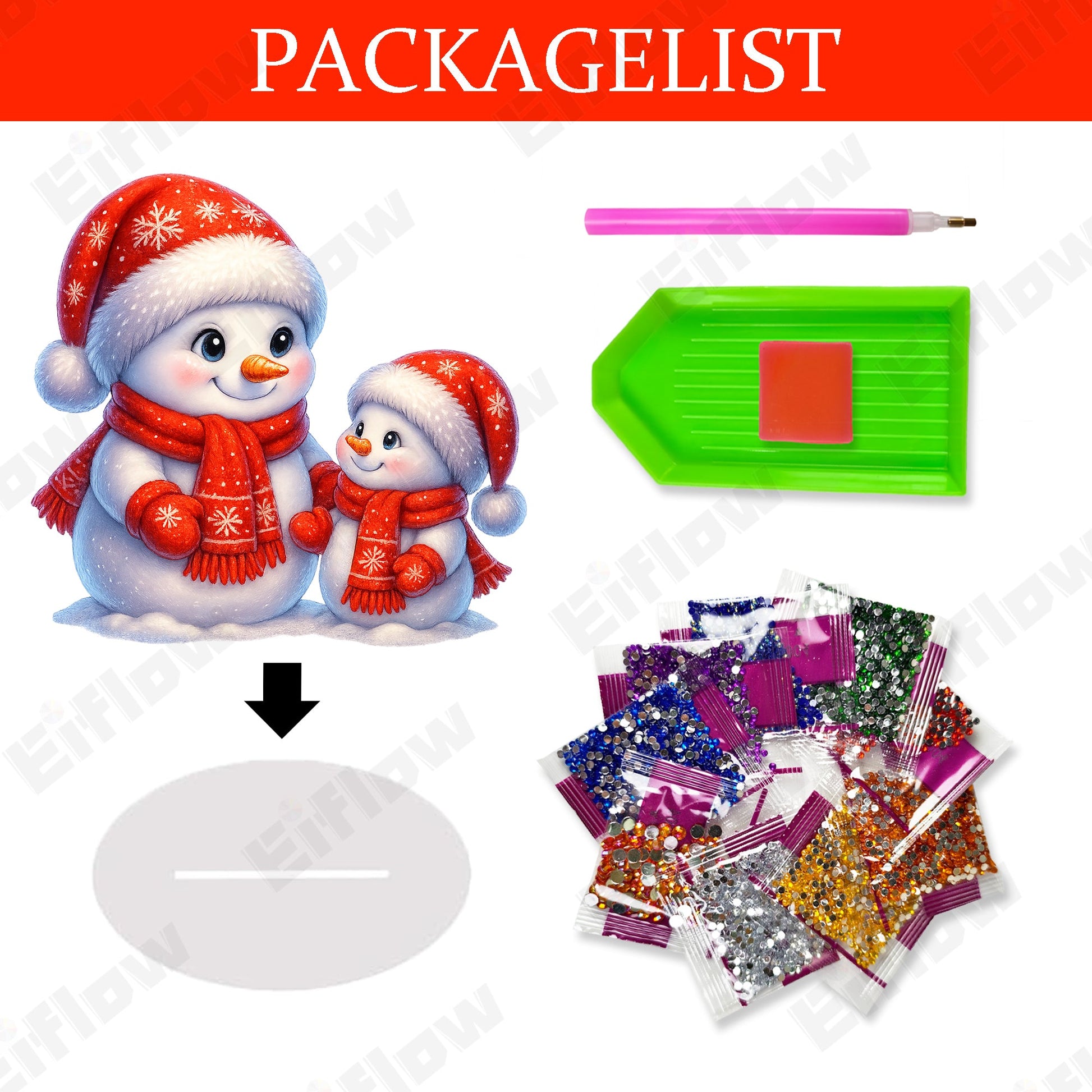 Tabletop Ornament, Christmas Snowman