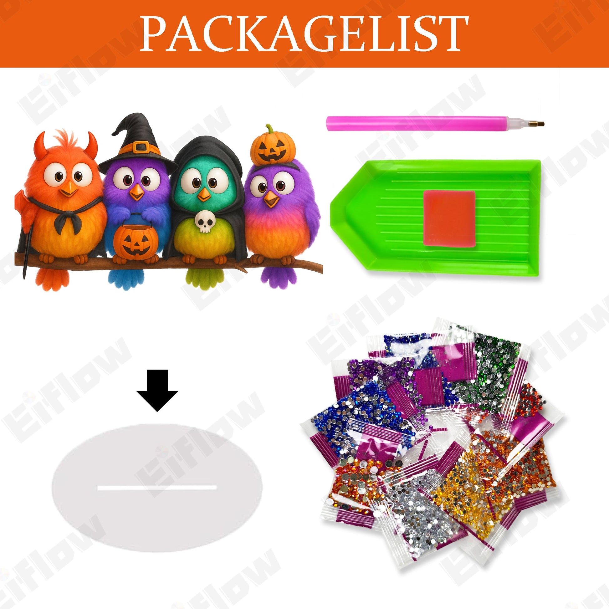 Halloween Candy Bird - Tabletop