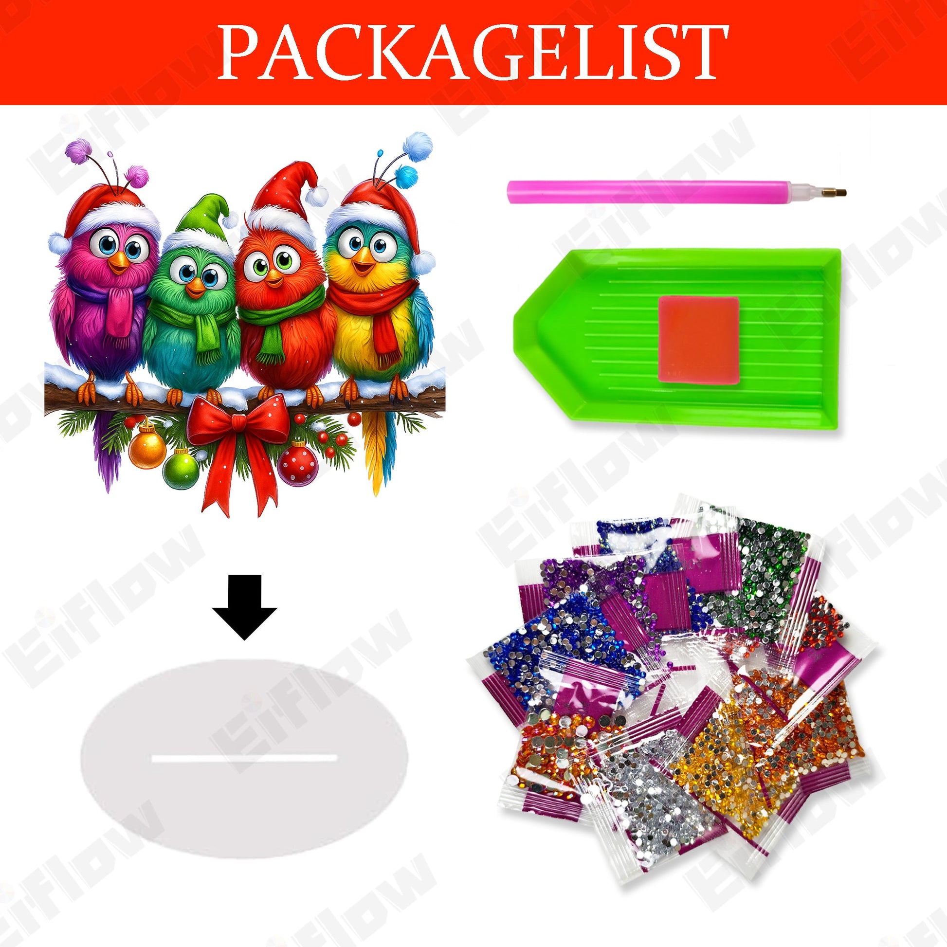 Christmas Funny Bird - Tabletop