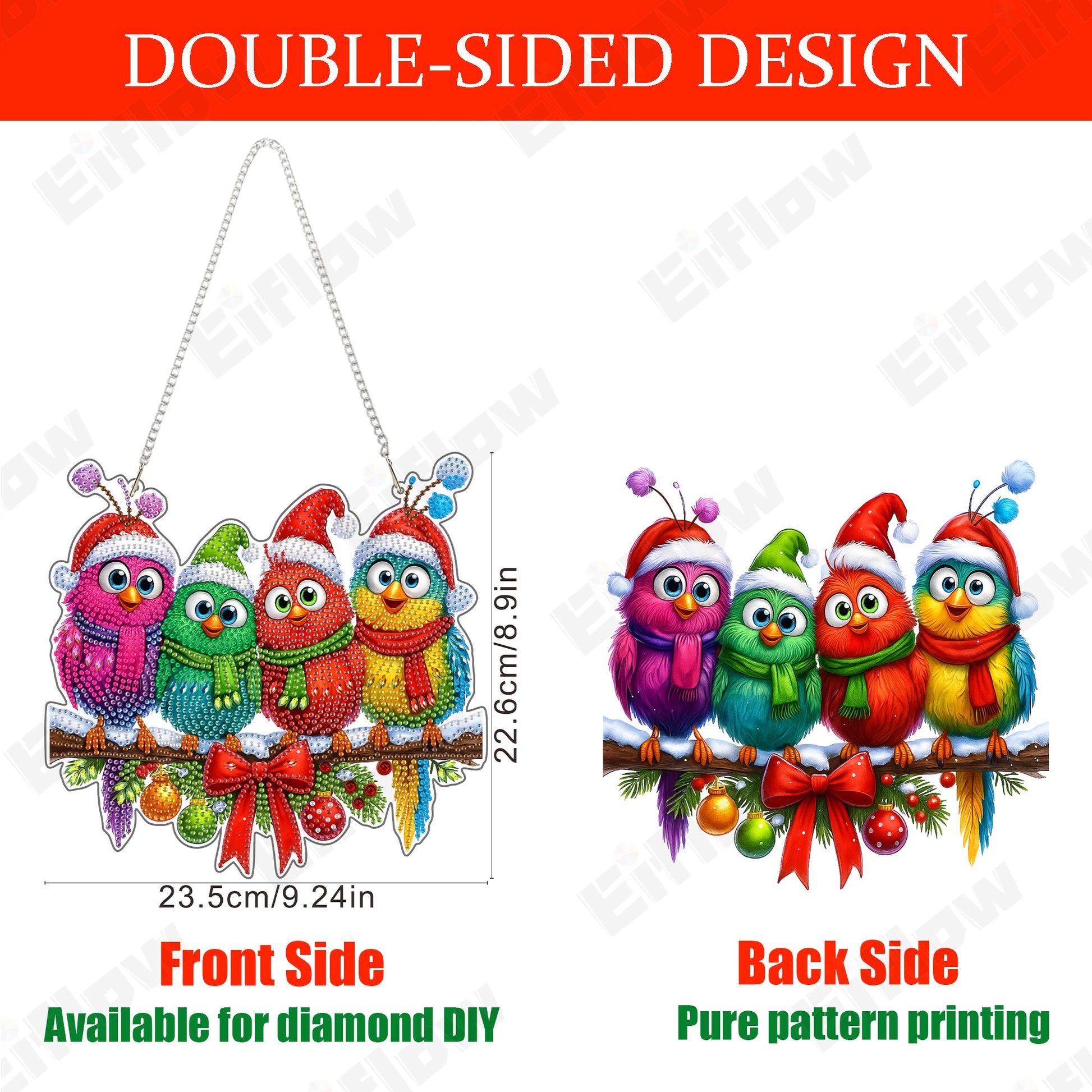 Christmas Funny Bird - Hanging