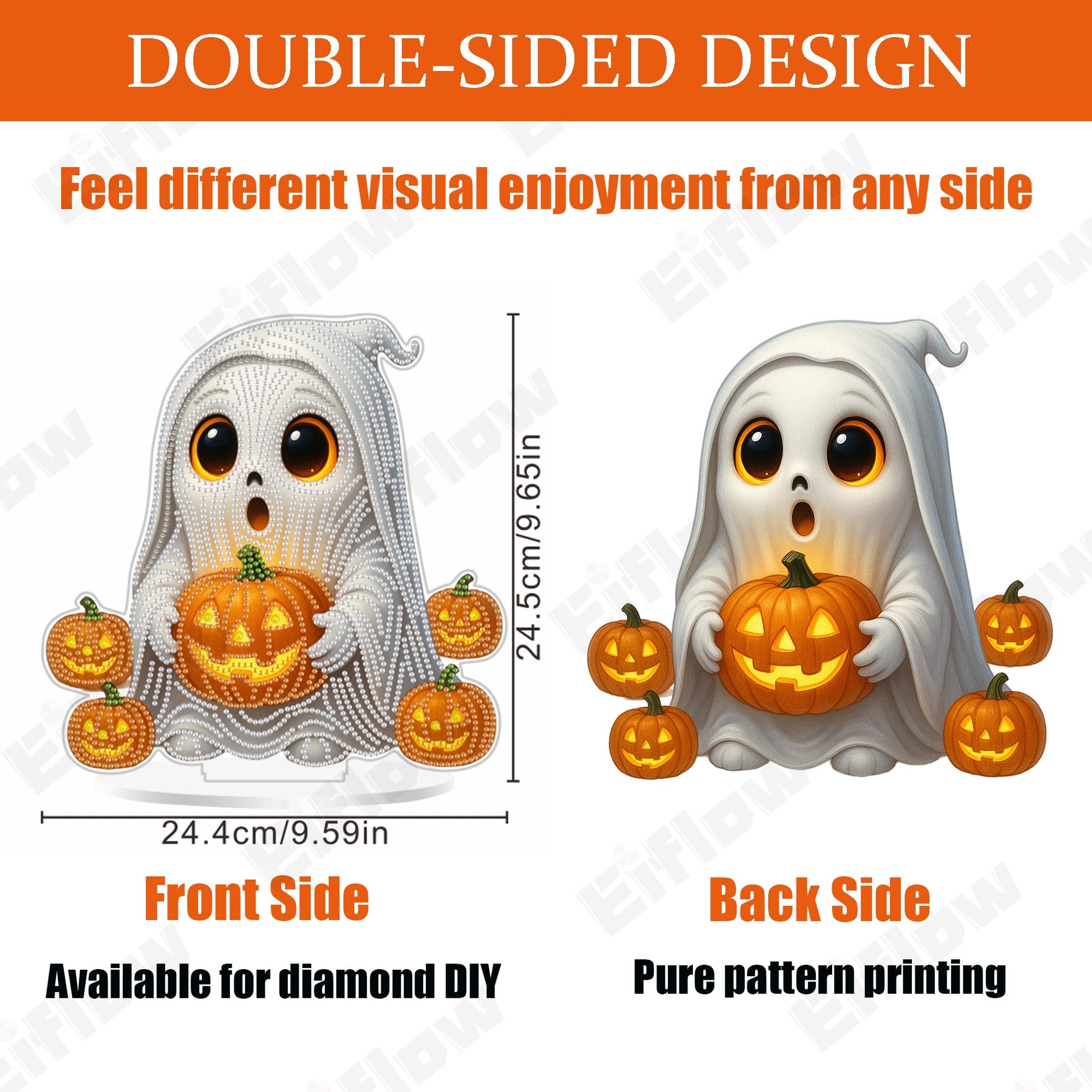 The Ghost Holding A Pumpkin
