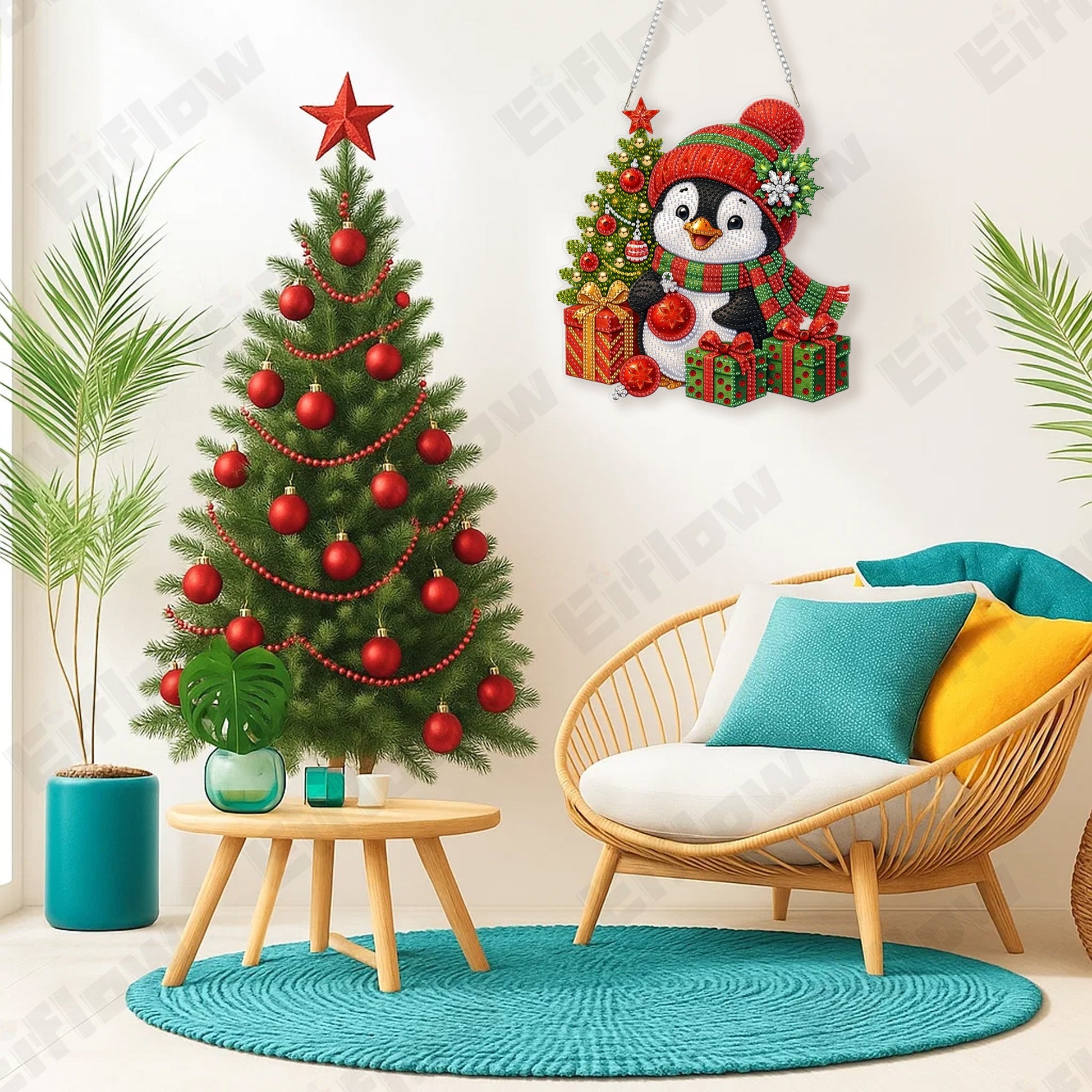 Happy Penguin - Hanging