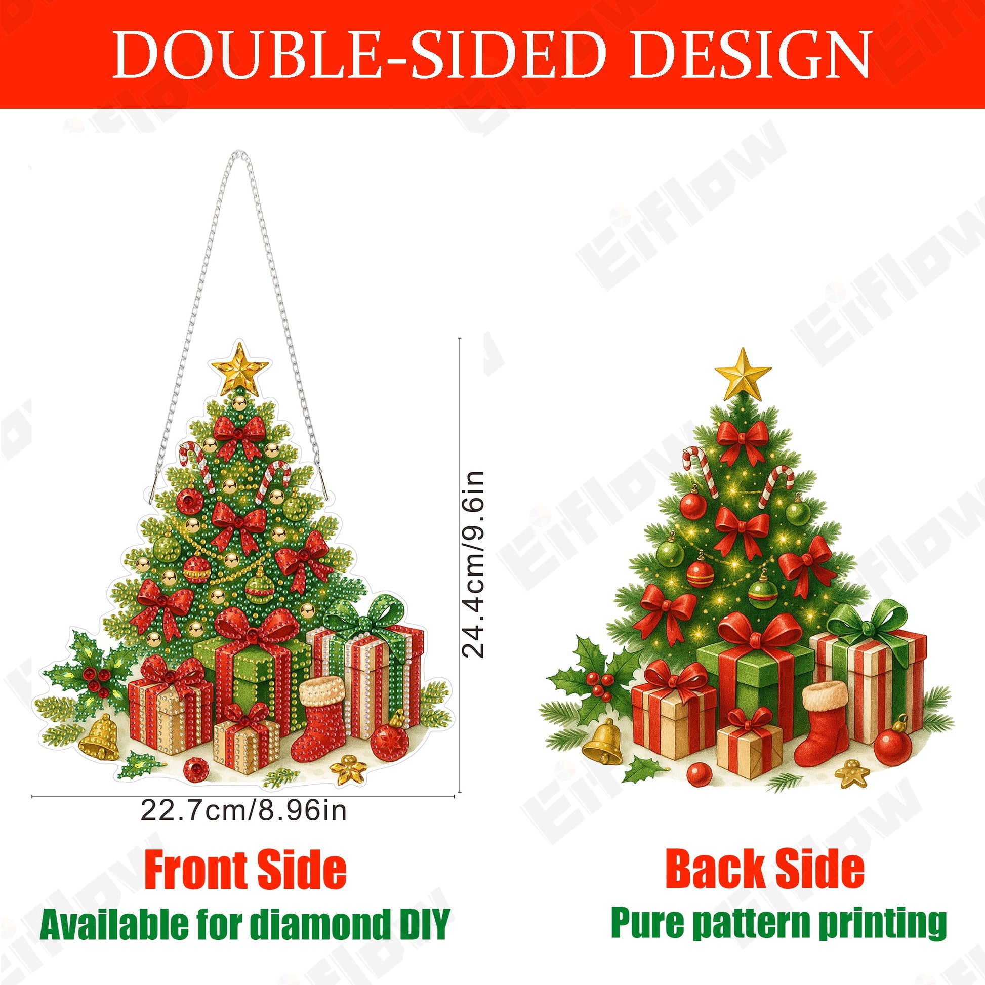 Christmas Tree with Gifts - Hanging