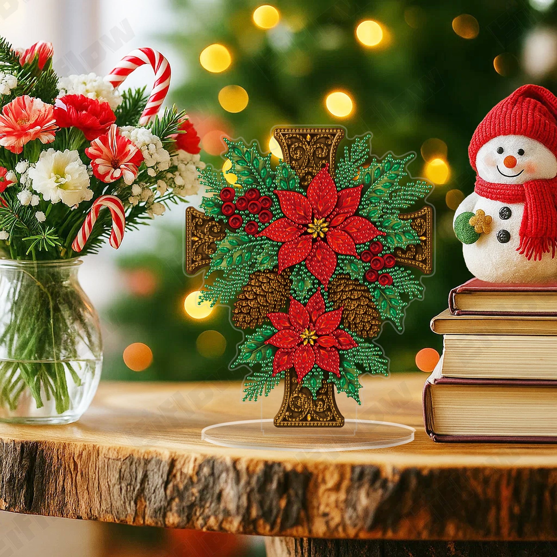 Christmas Cross - Tabletop