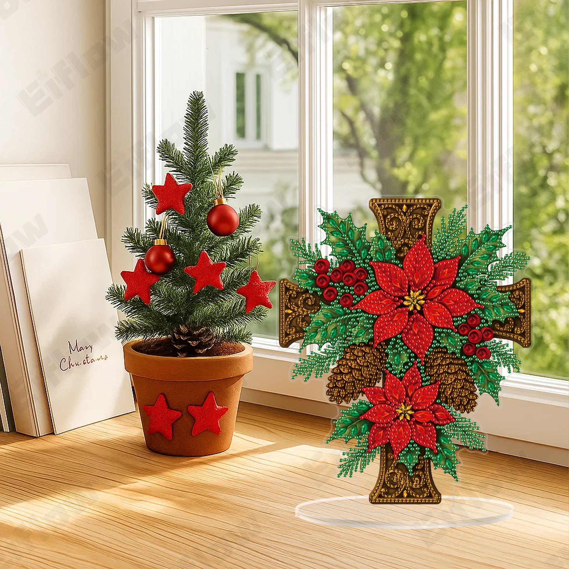 Christmas Cross - Tabletop