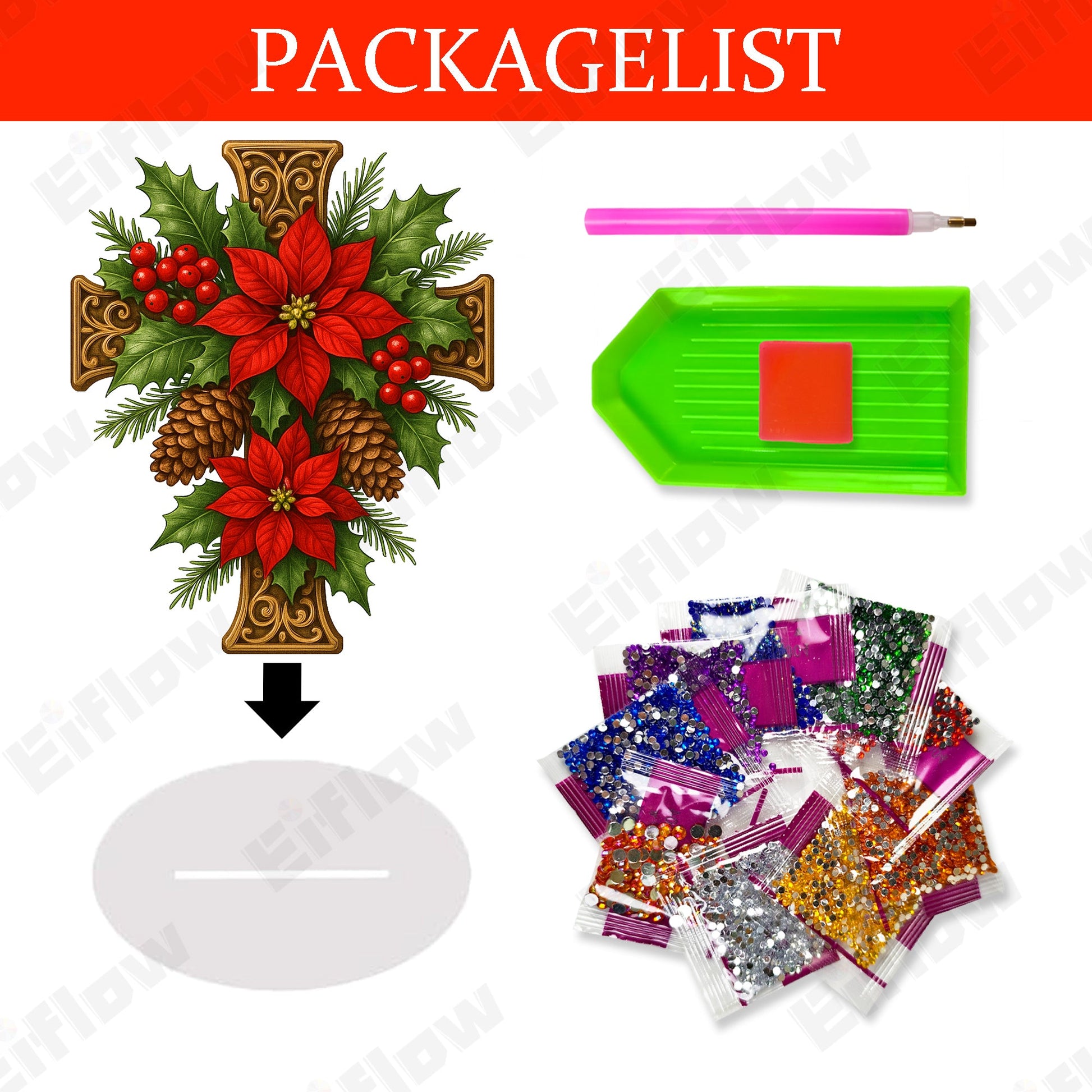 Christmas Cross - Tabletop