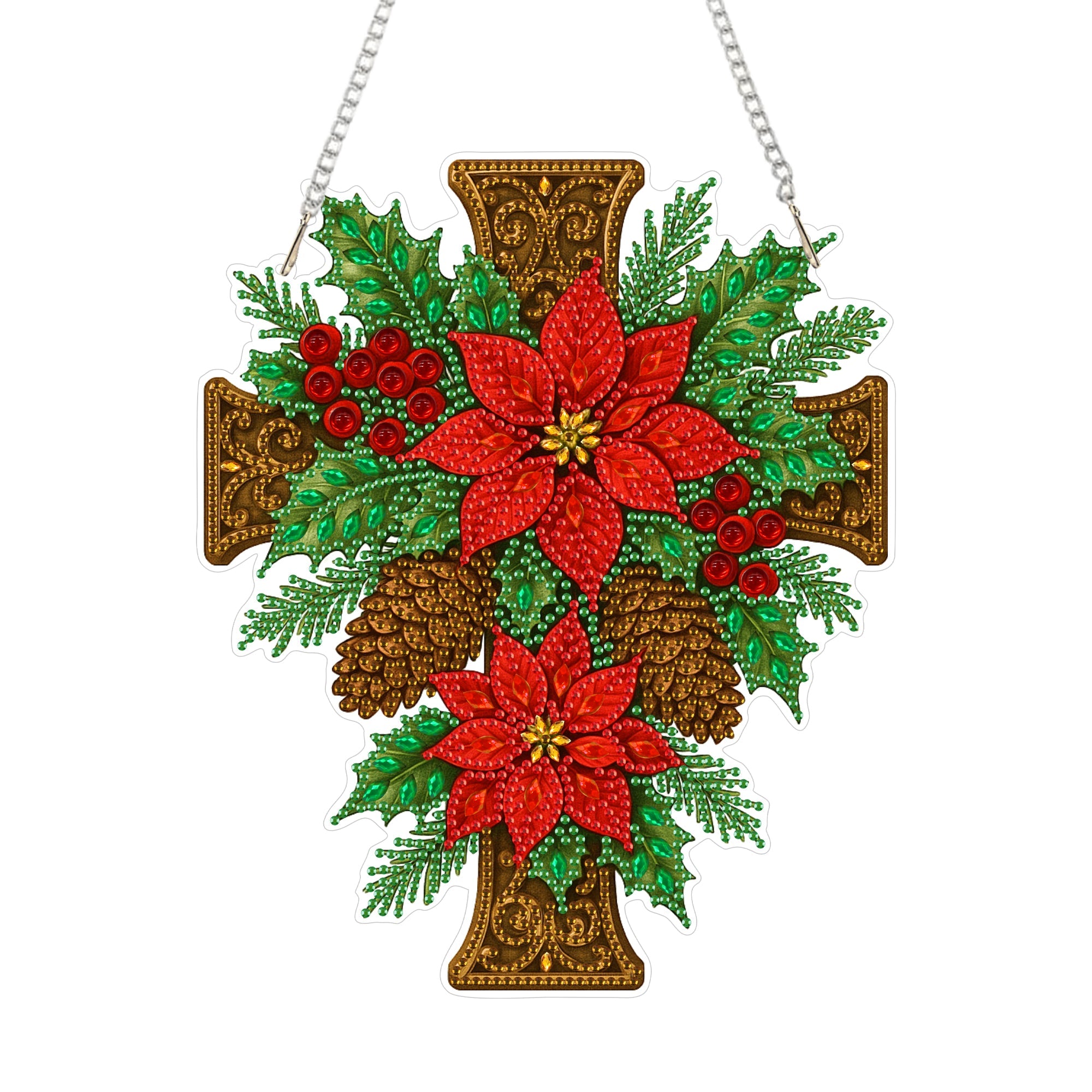 Christmas Cross - Hanging