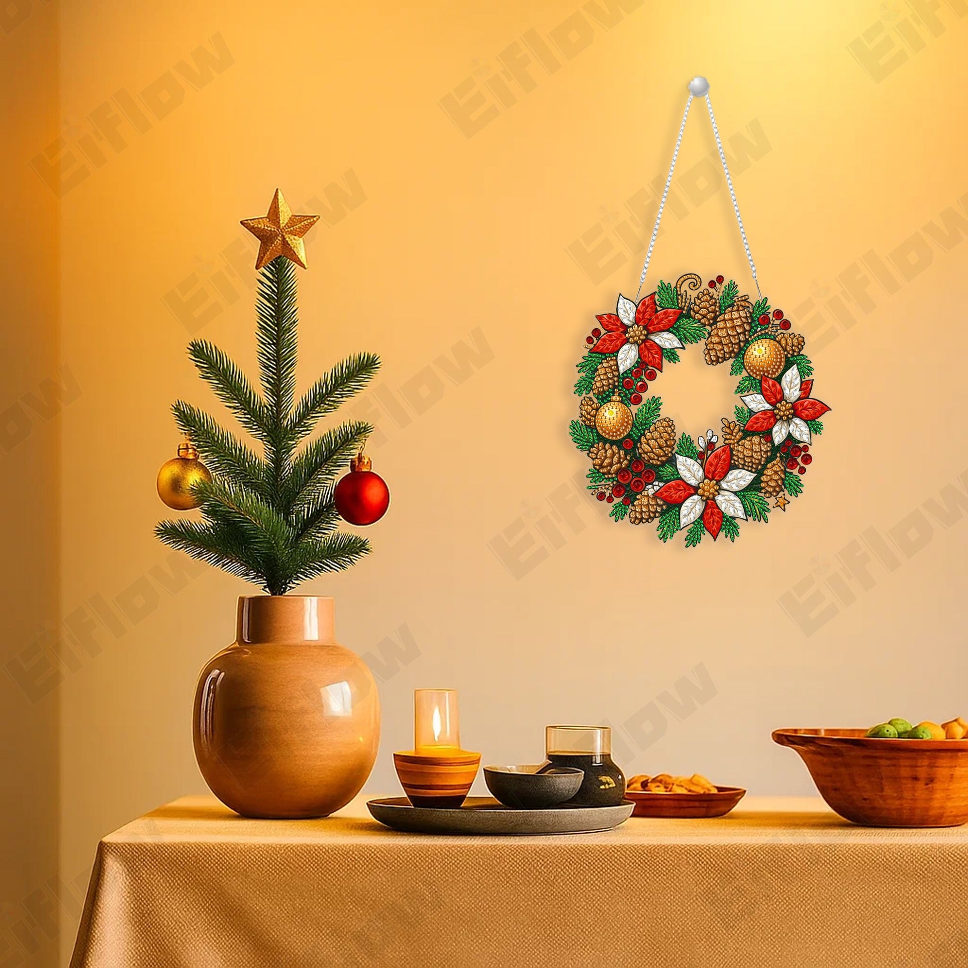 Christmas Wreath - Hanging