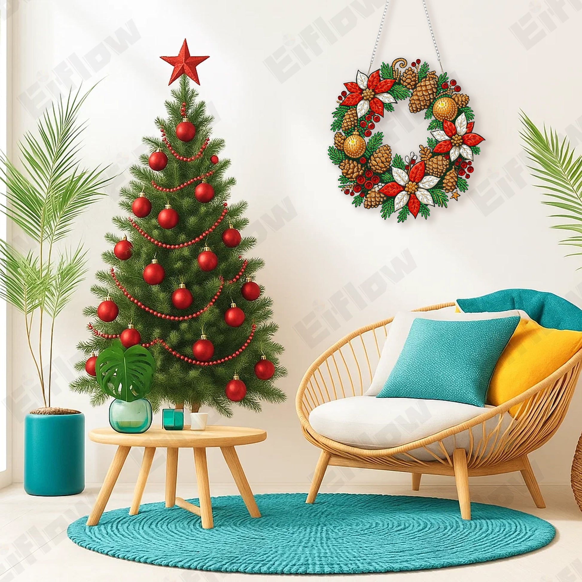 Christmas Wreath - Hanging