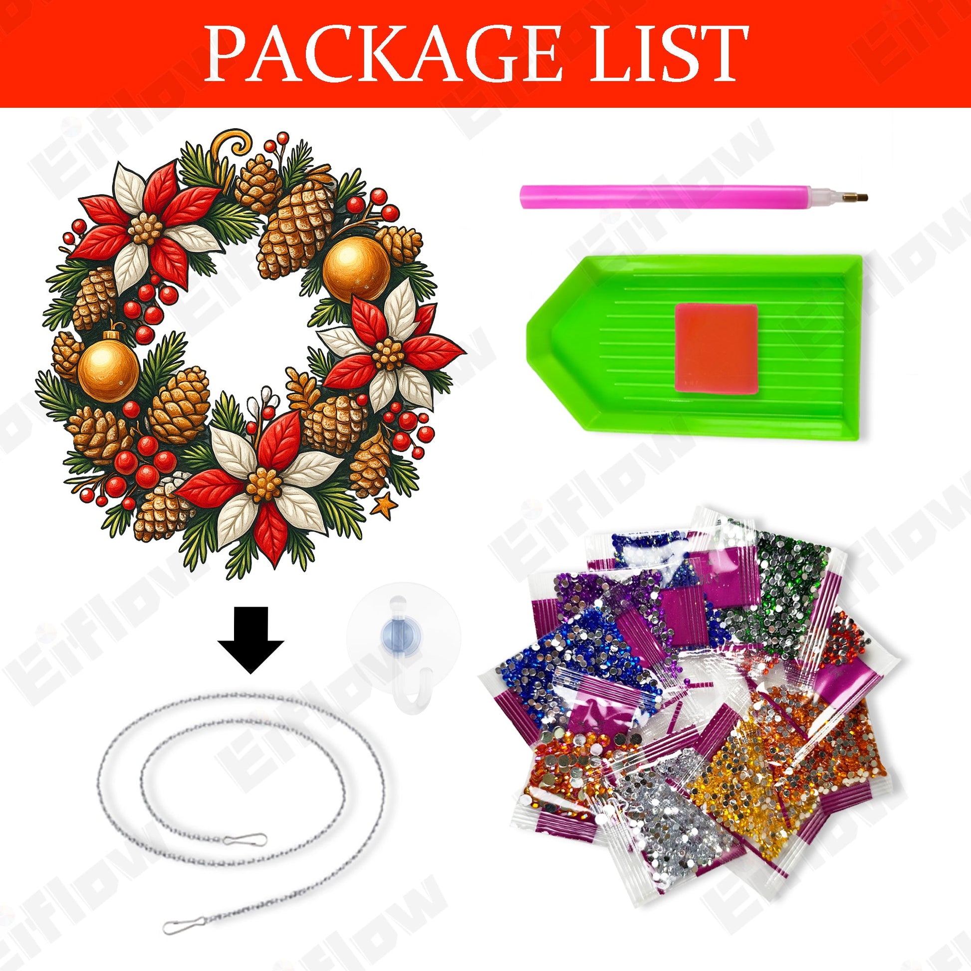Christmas Wreath - Hanging