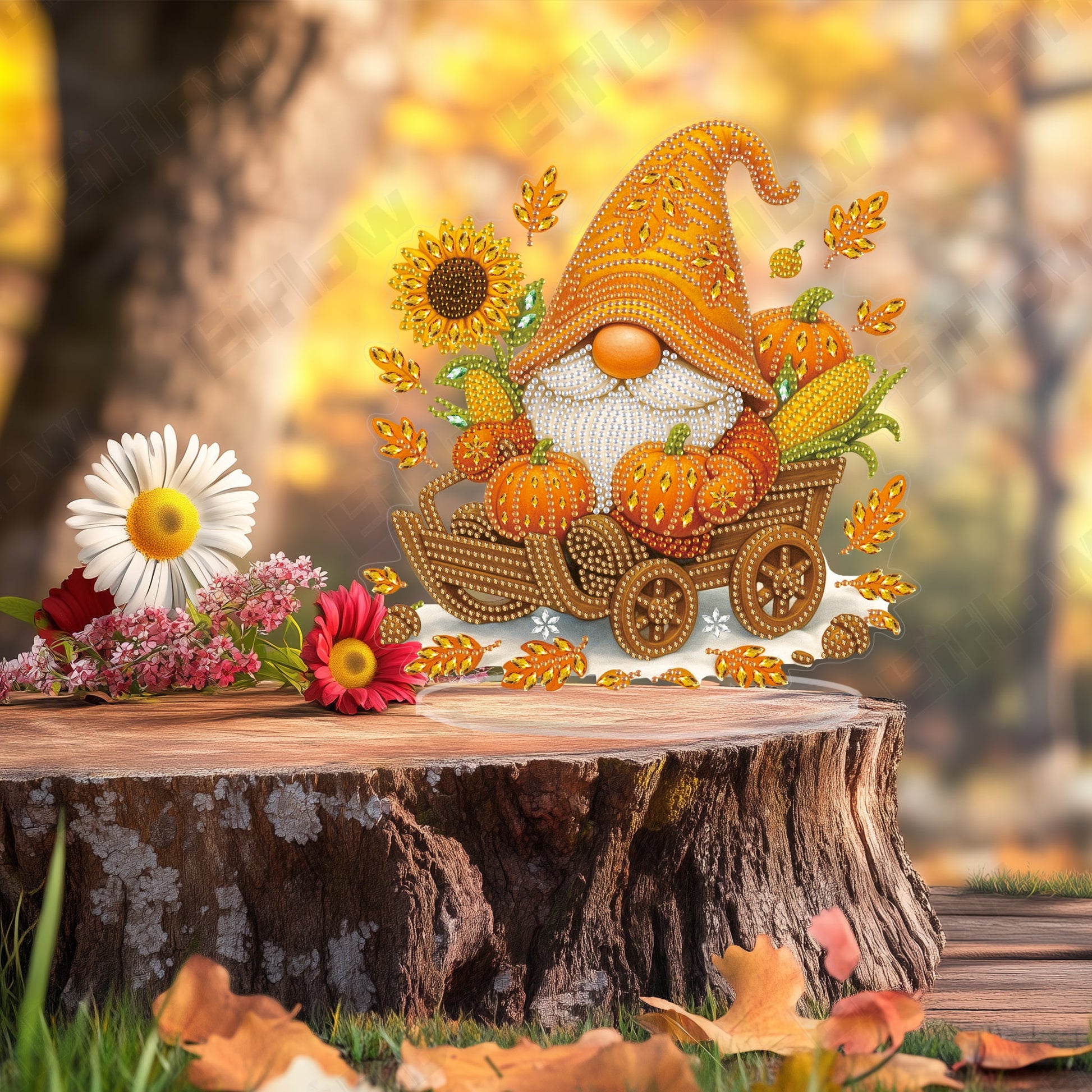 Gnome and Pumpkin