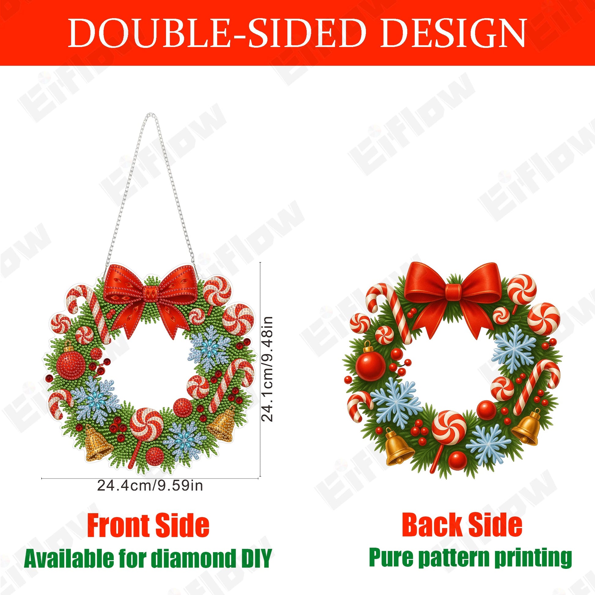 Christmas Candy Wreath