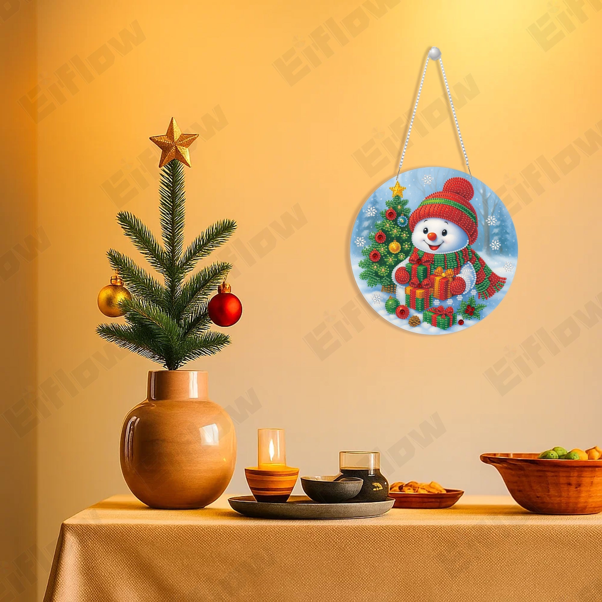 Christmas Snowman - Hanging