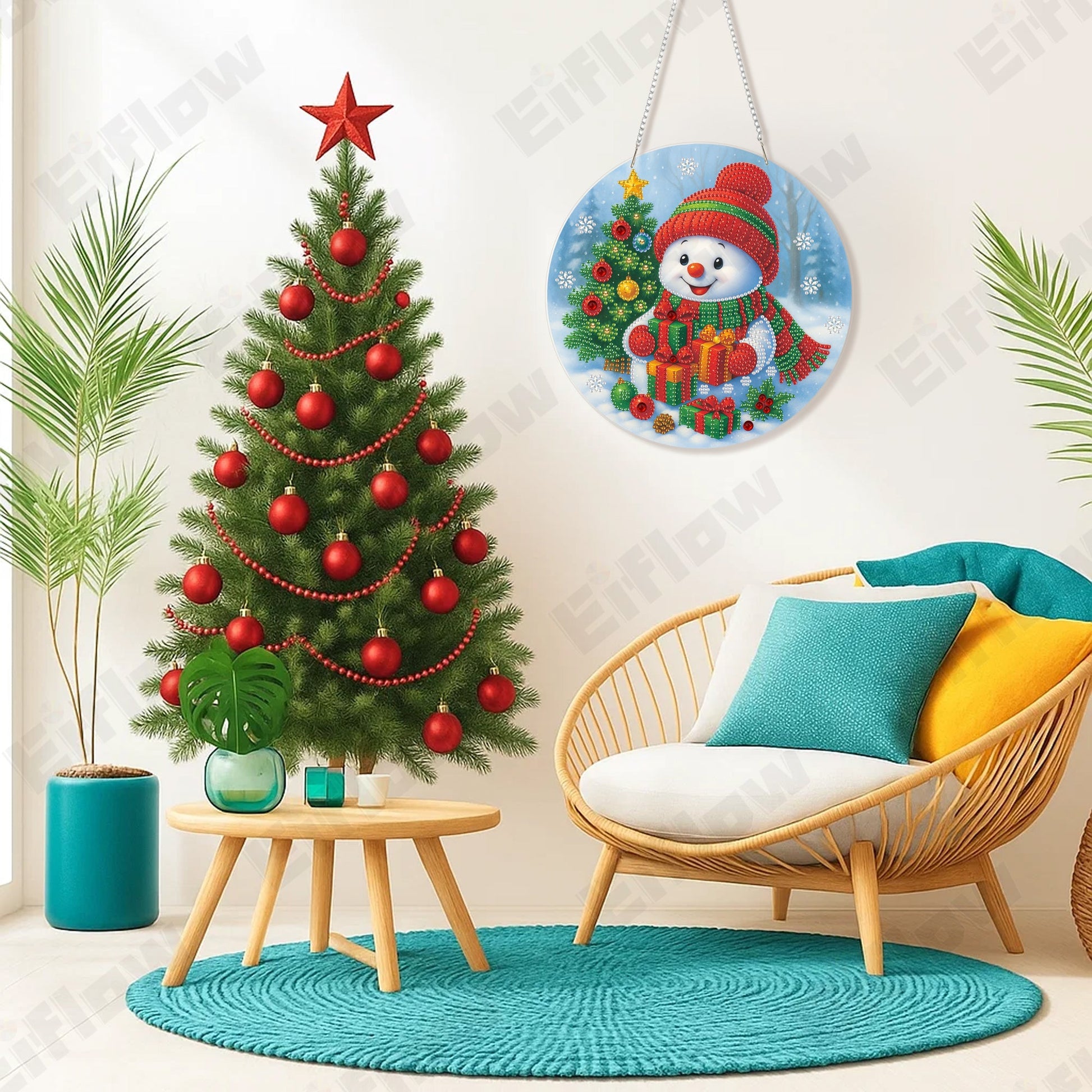 Christmas Snowman - Hanging