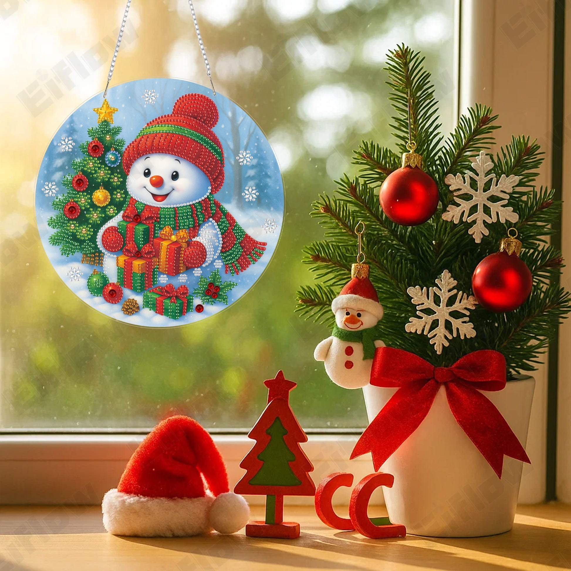 Christmas Snowman - Hanging