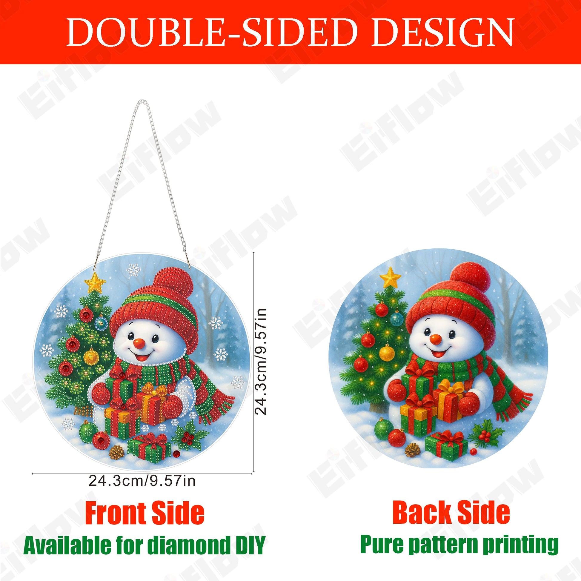 Christmas Snowman - Hanging