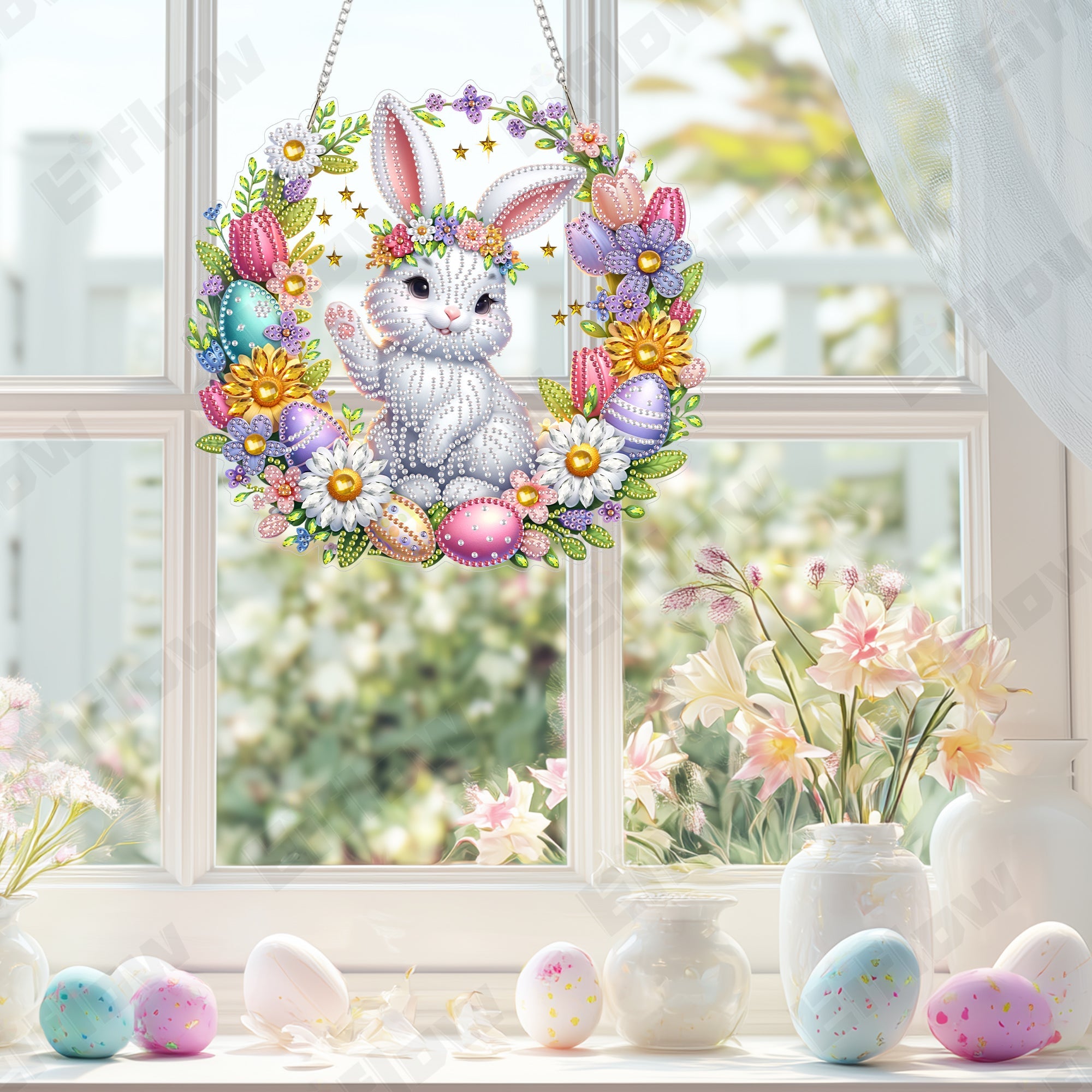 Easter Rabbit Wreath