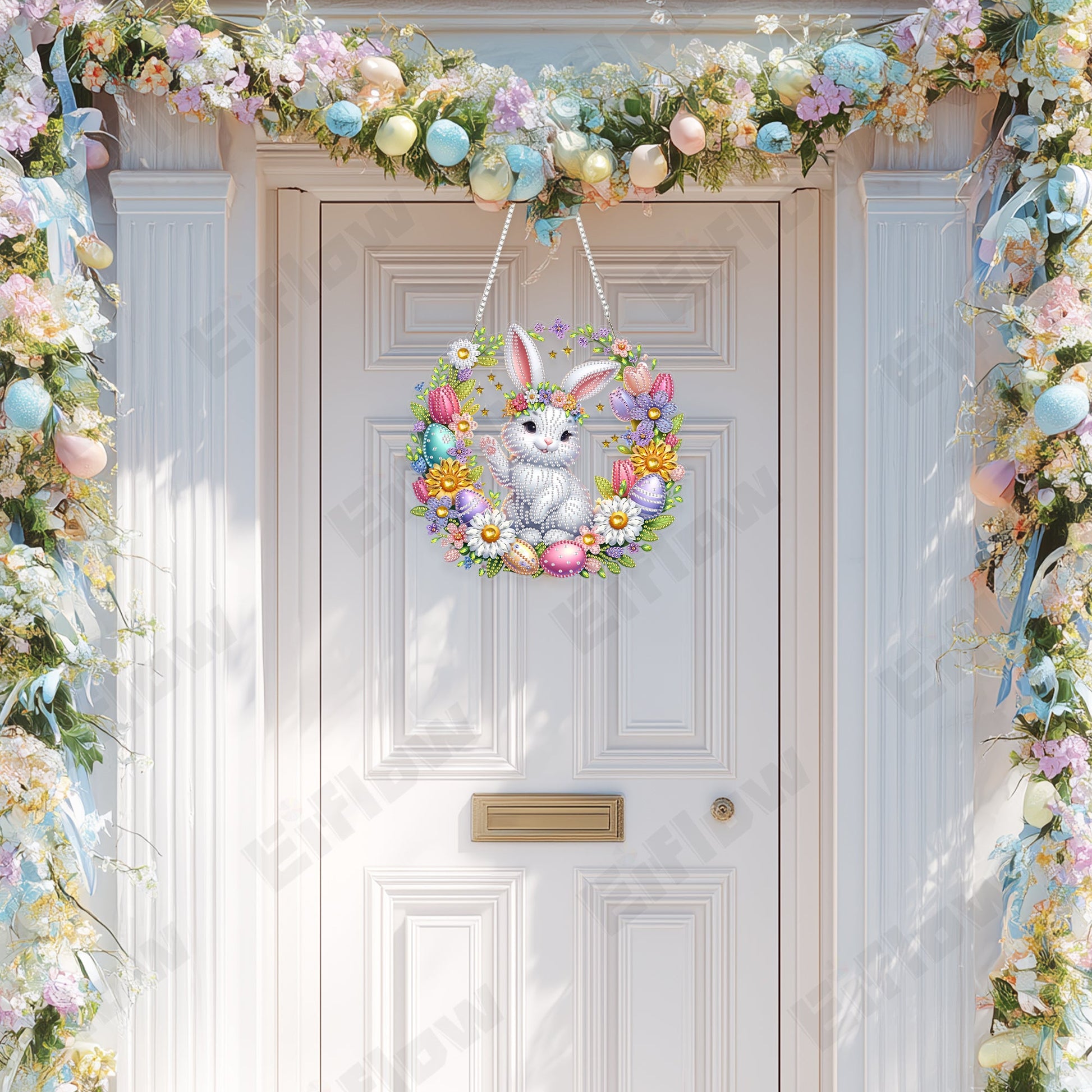 Easter Rabbit Wreath
