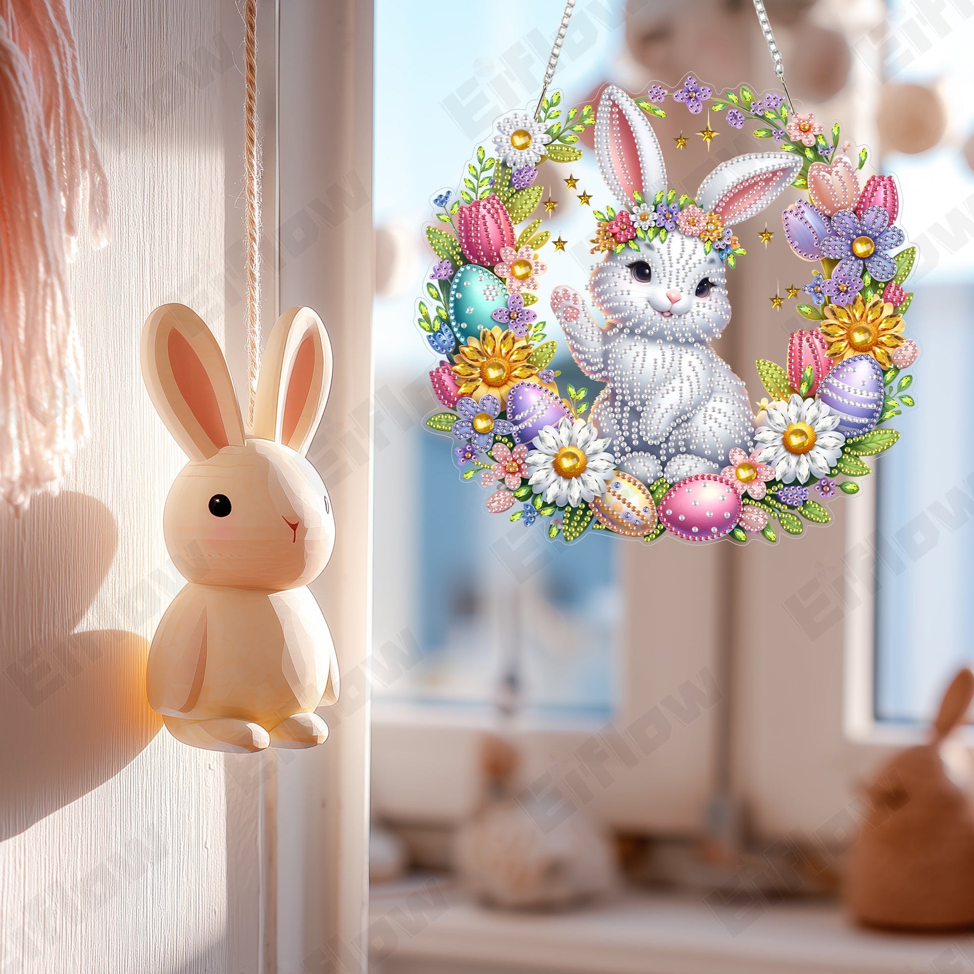 Easter Rabbit Wreath