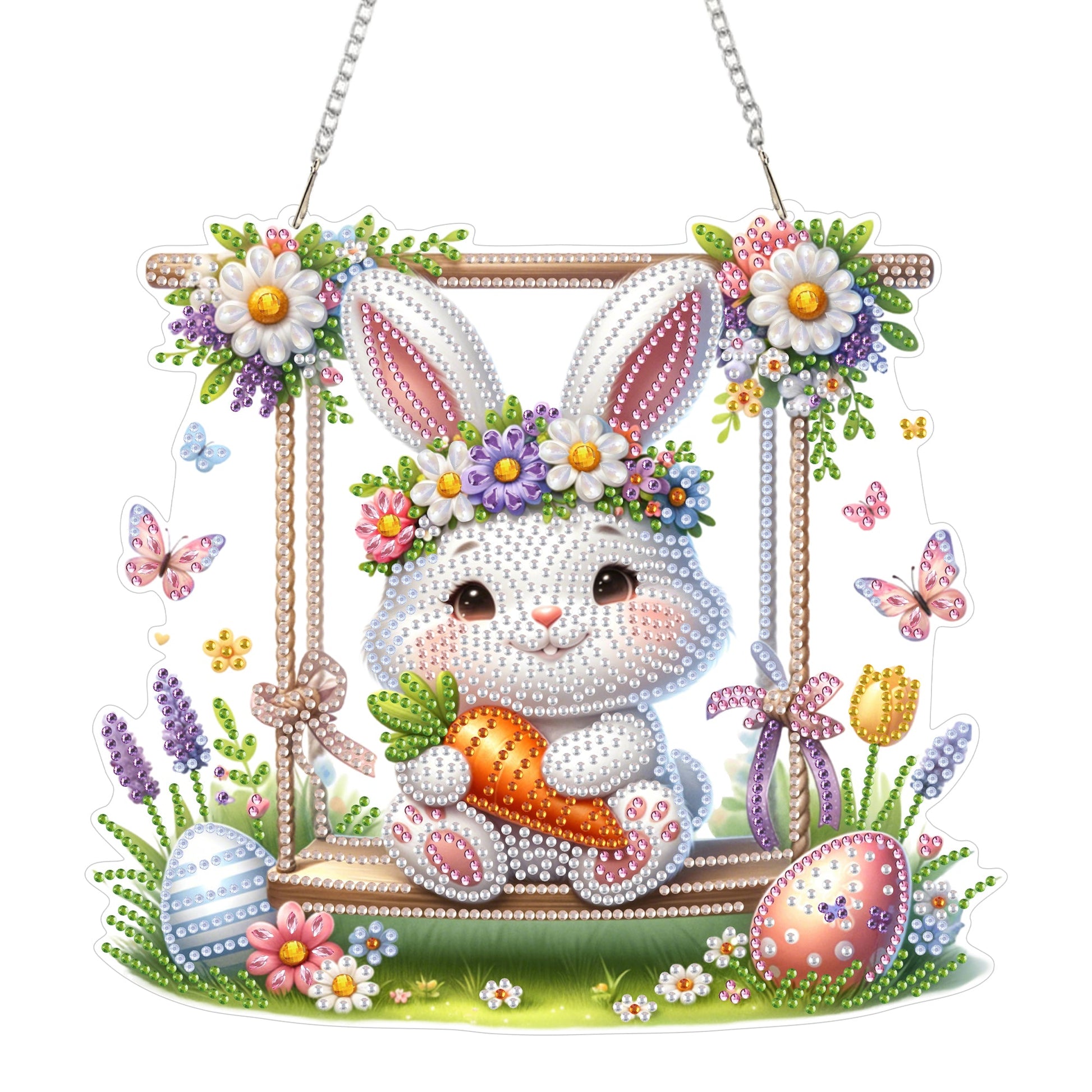 Rabbit Swinging on a Swing