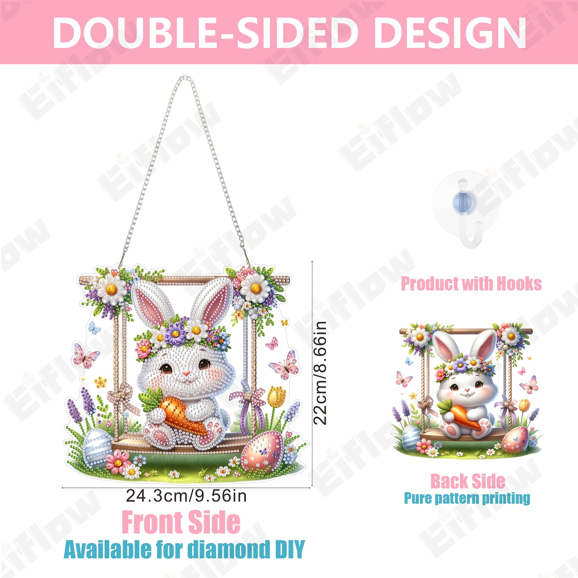 Rabbit Swinging on a Swing