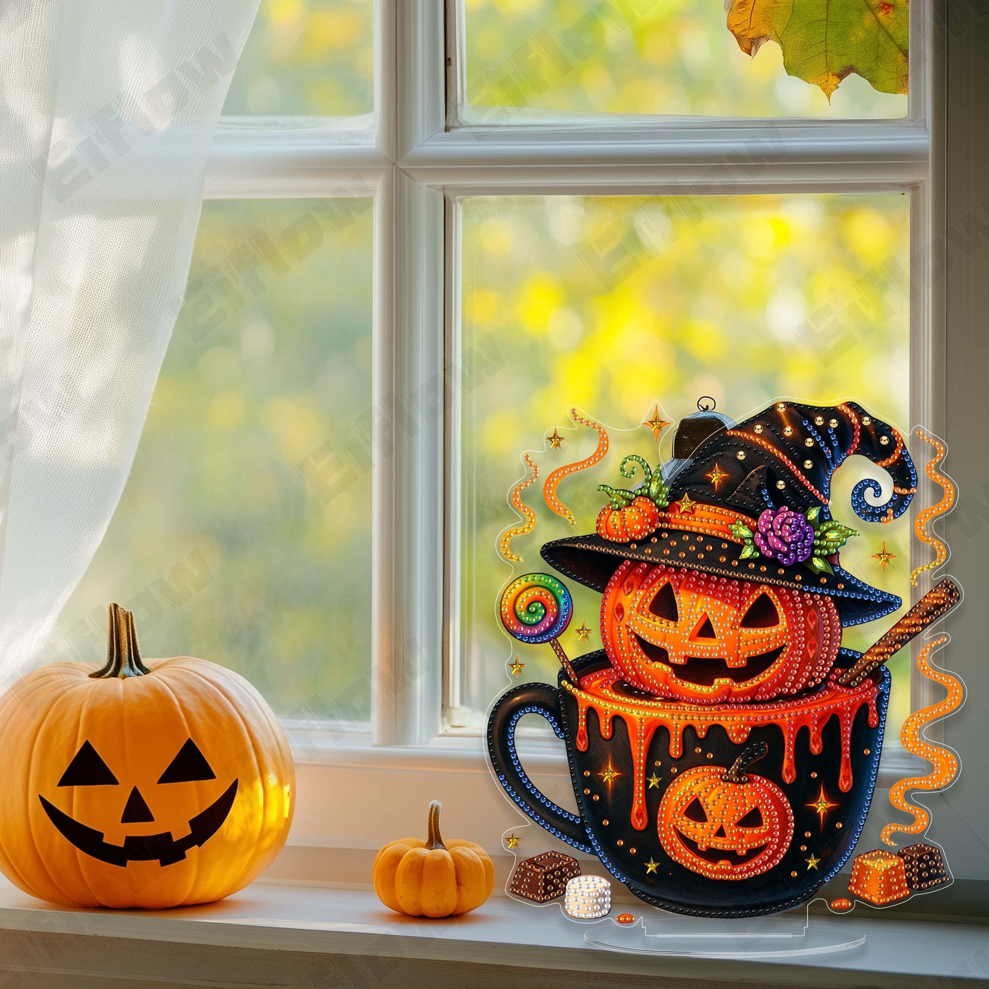 Tabletop Ornament, Pumpkin Cup