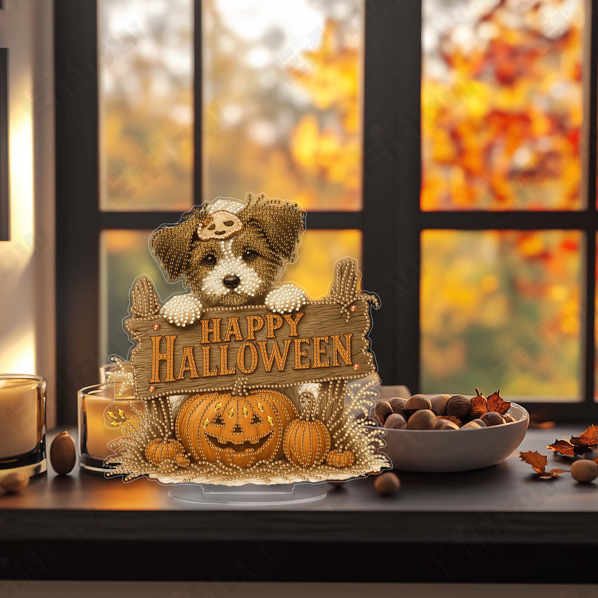 Tabletop Ornament, Happy Halloween