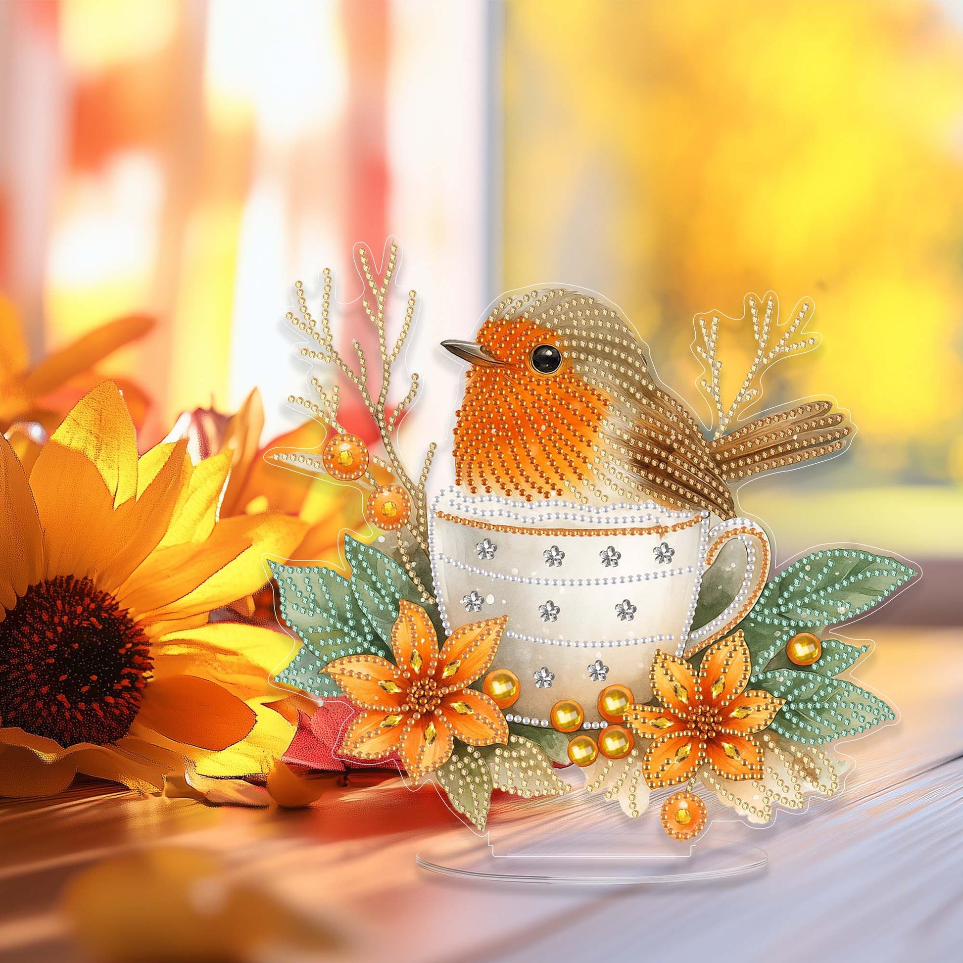 Tabletop Ornament, Fall Bird