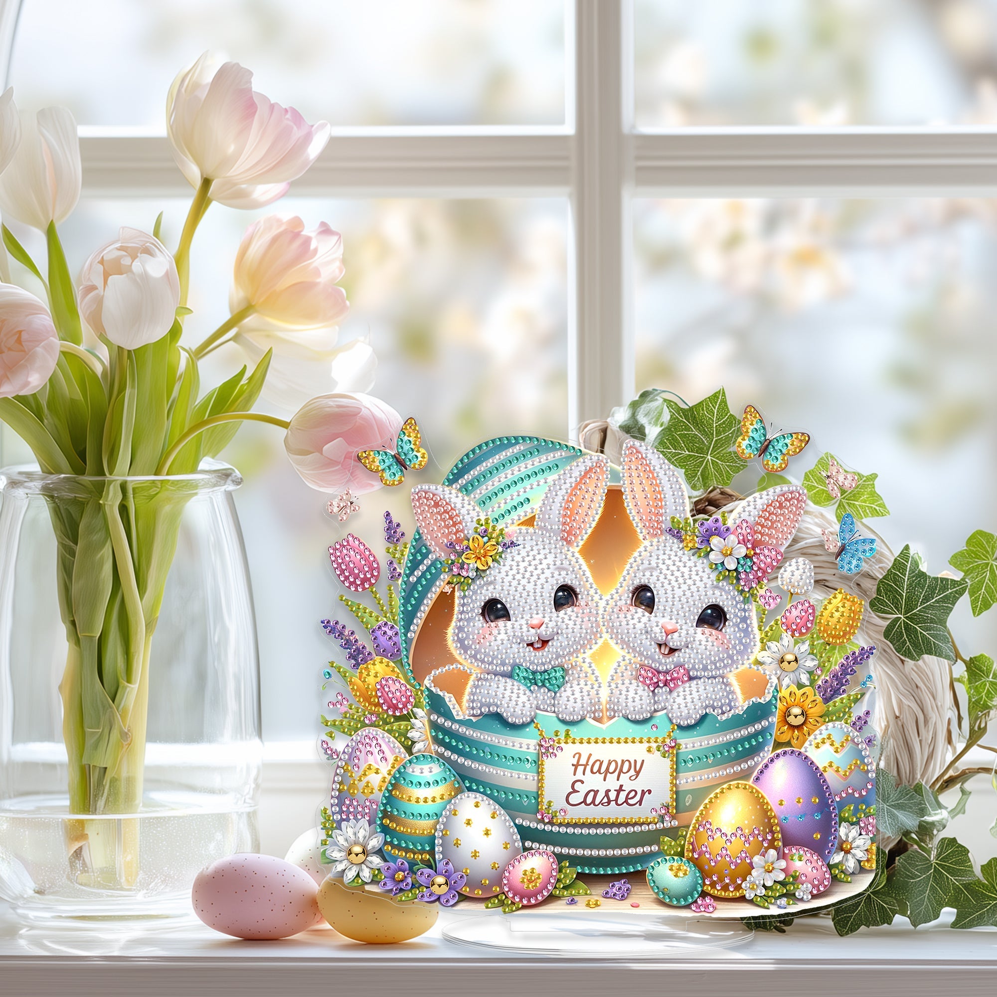 Easter Happy Rabbits