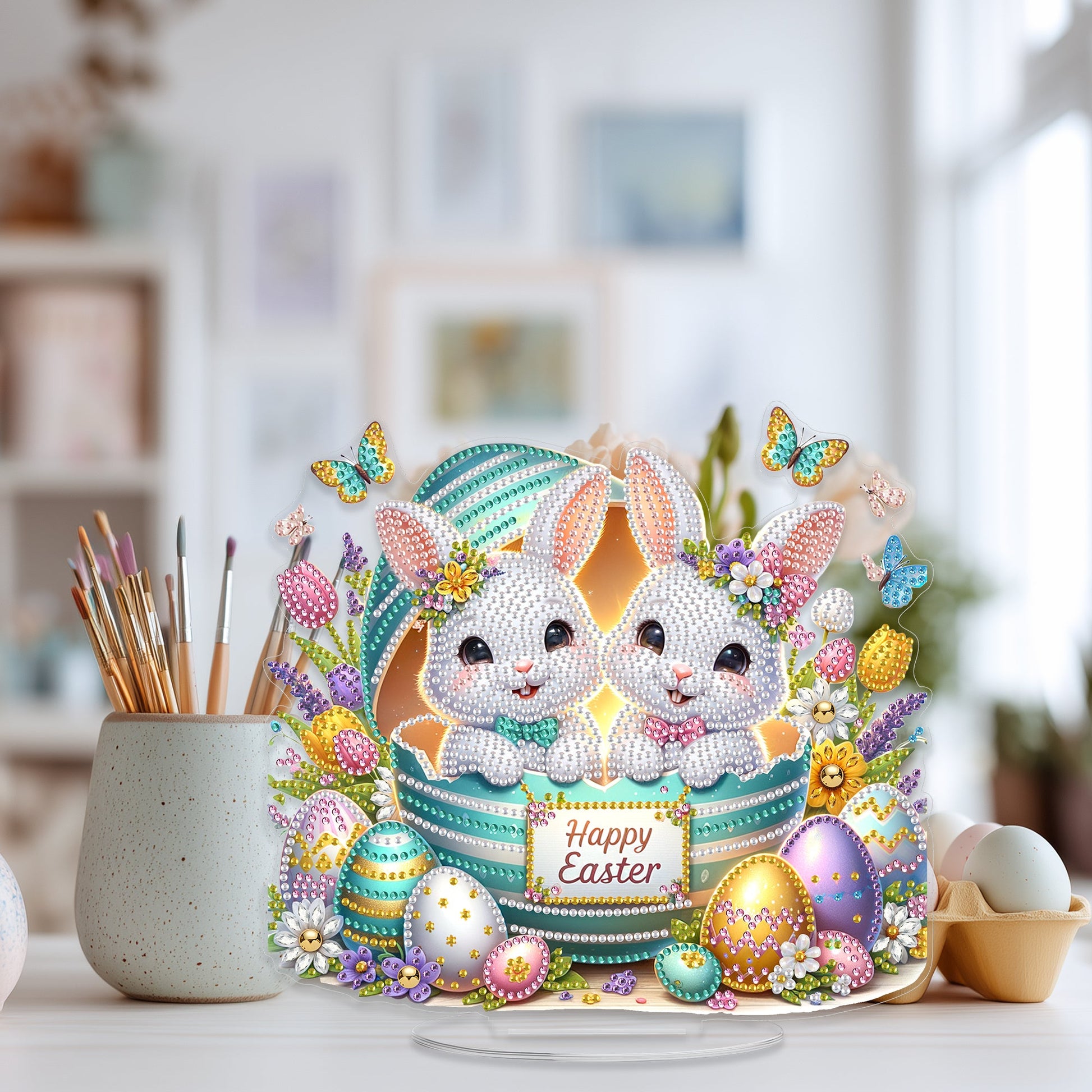 Easter Happy Rabbits