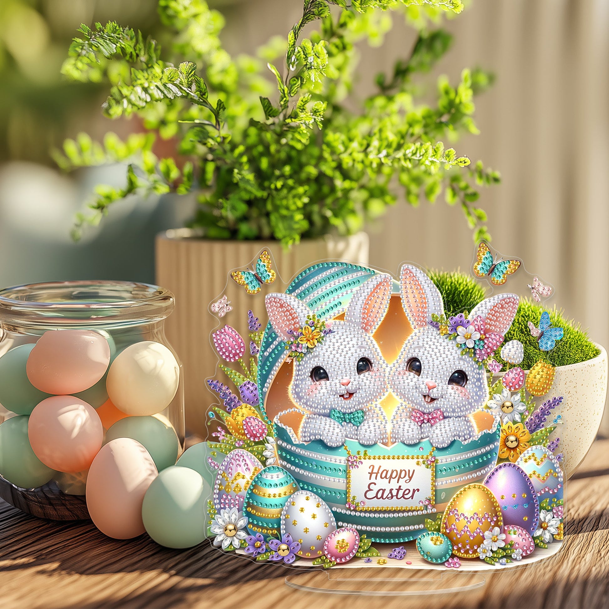 Easter Happy Rabbits