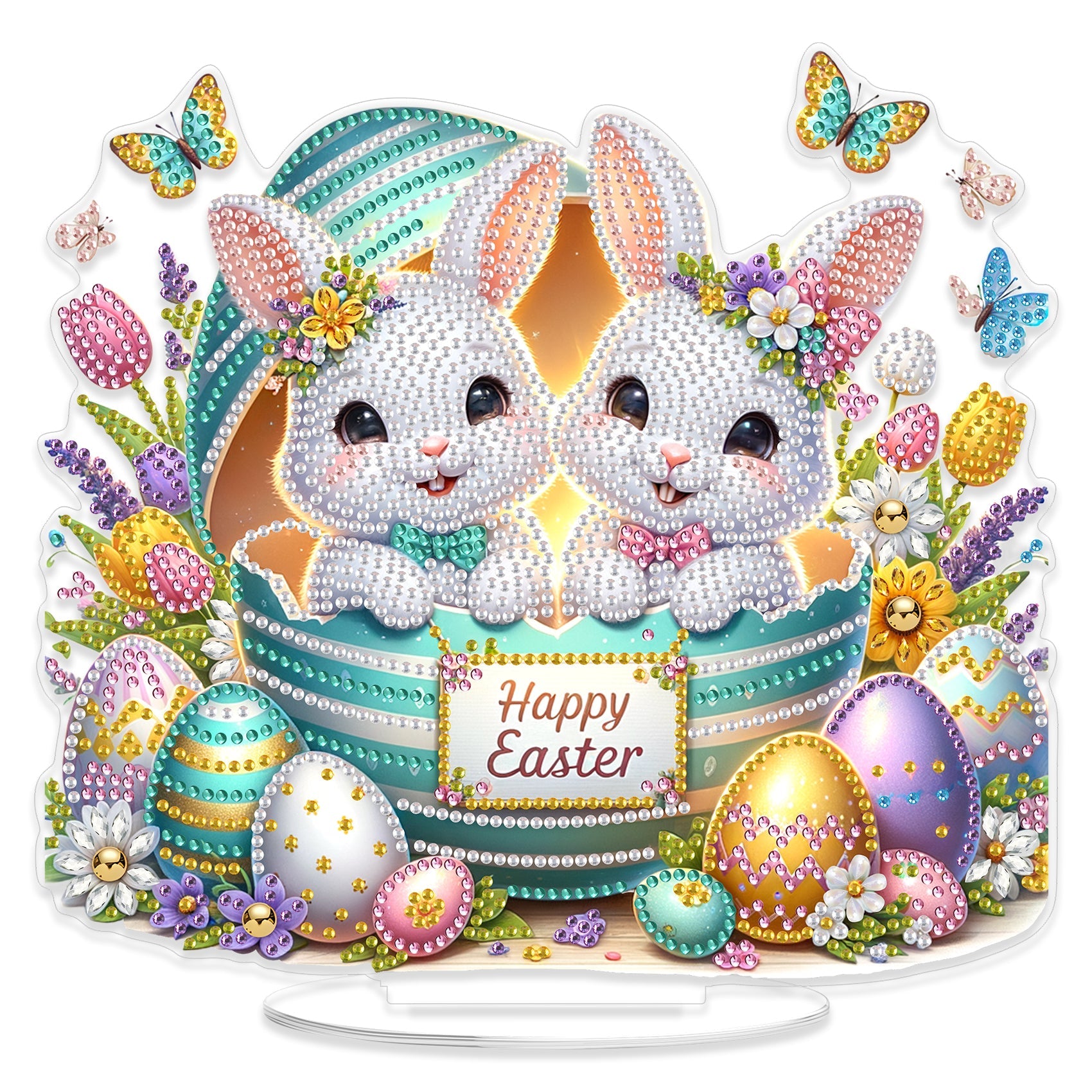Easter Happy Rabbits