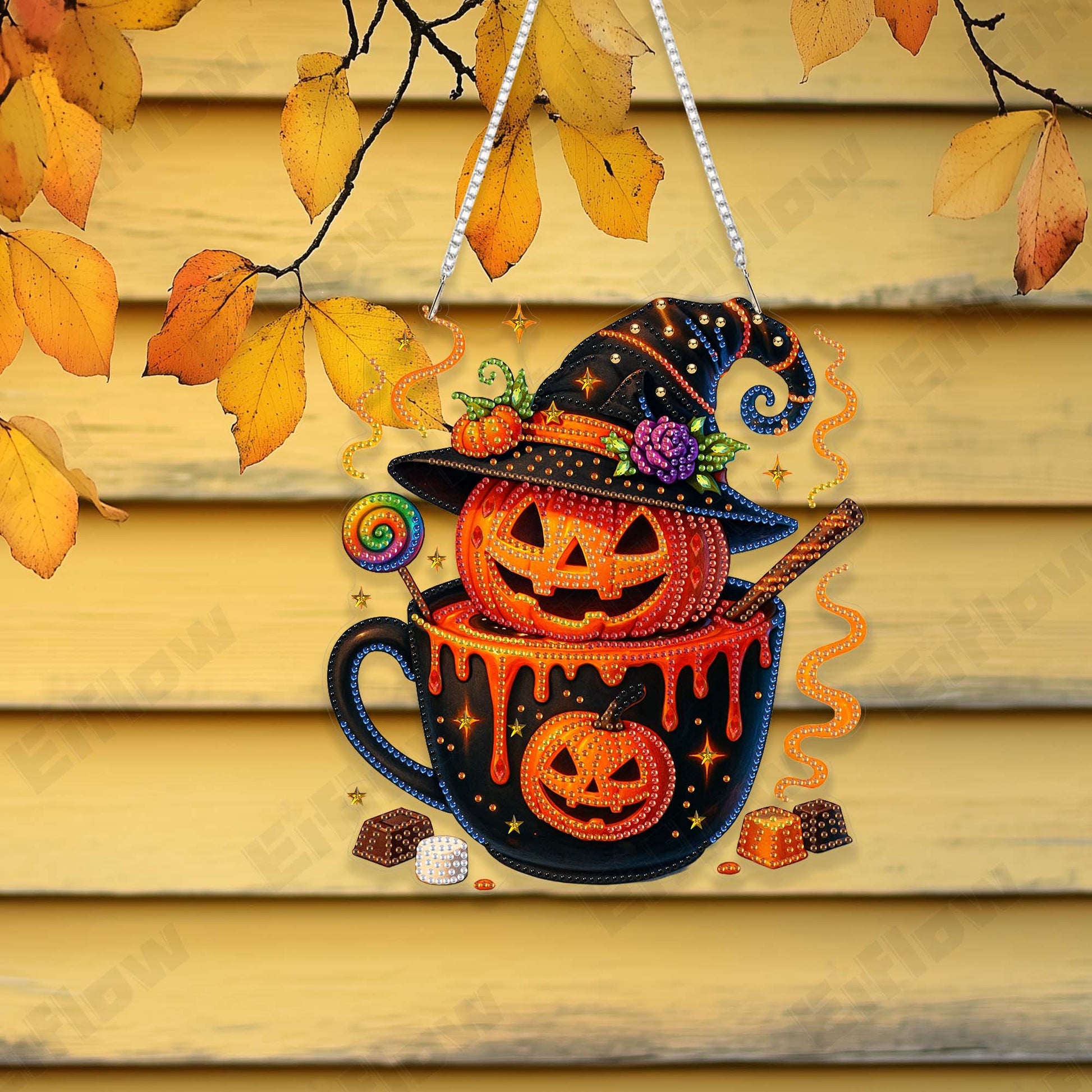 Hanging Pendant, Pumpkin Cup