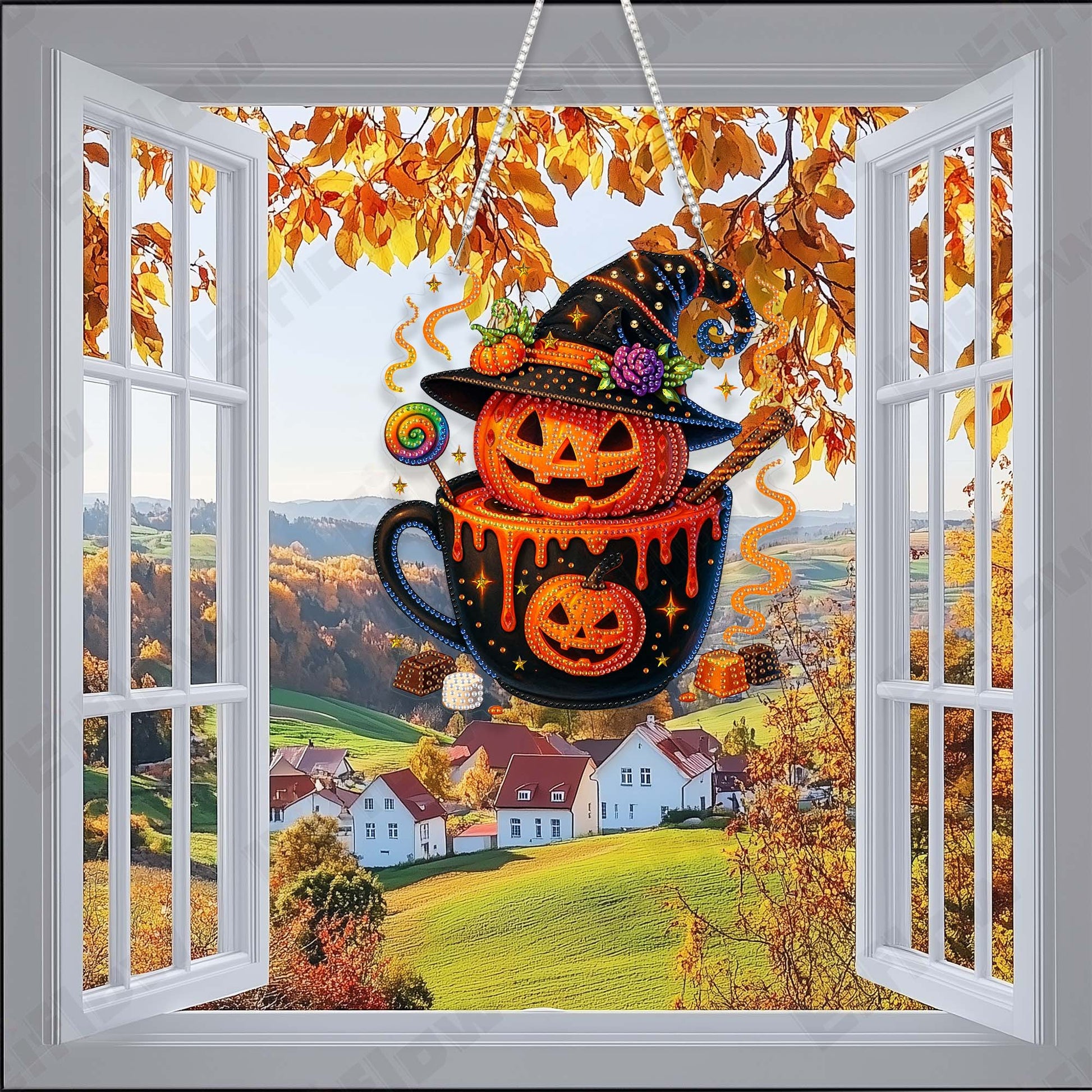 Hanging Pendant, Pumpkin Cup
