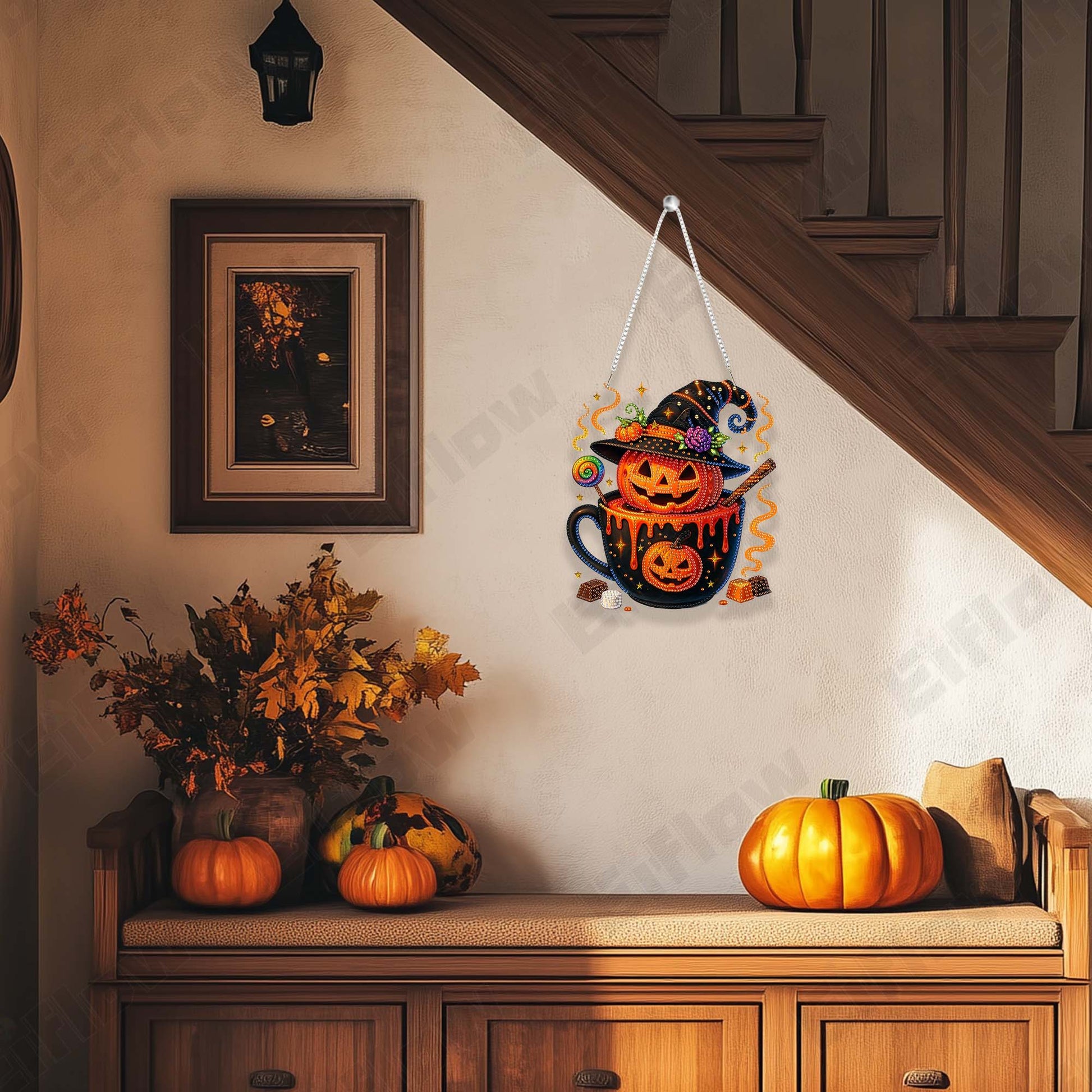 Hanging Pendant, Pumpkin Cup