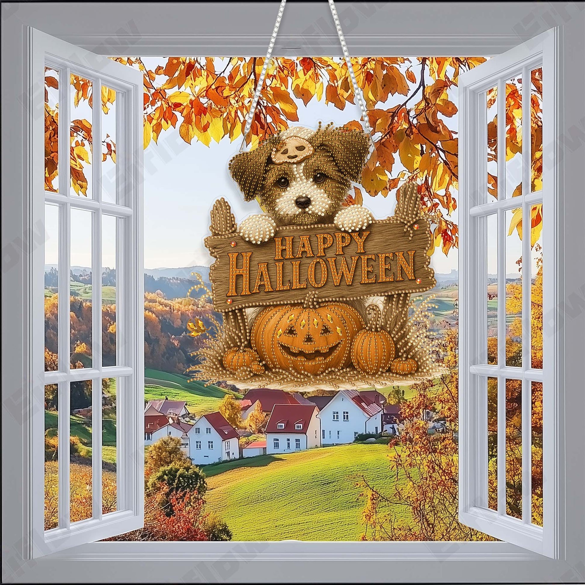 Hanging Pendant, Happy Halloween