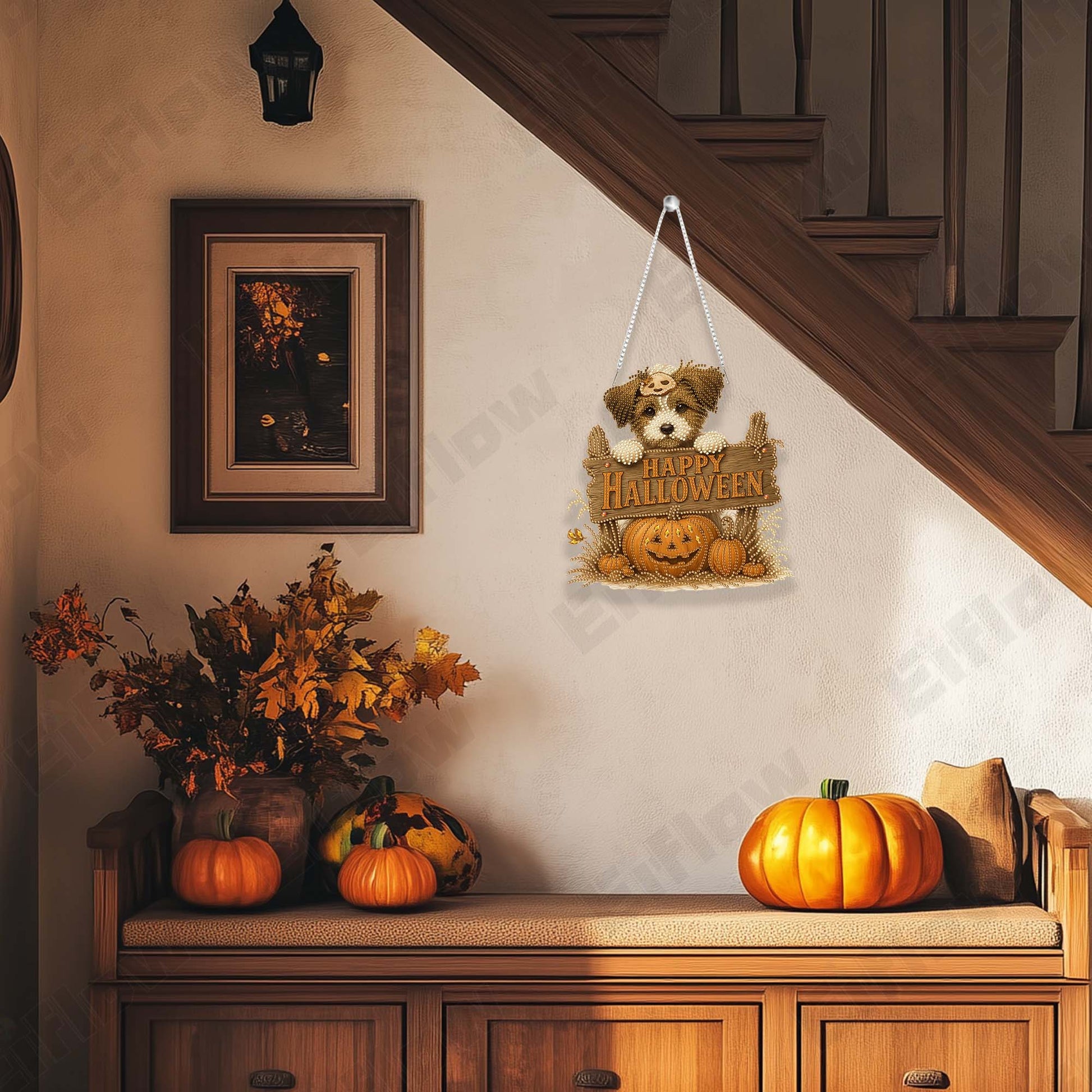 Hanging Pendant, Happy Halloween