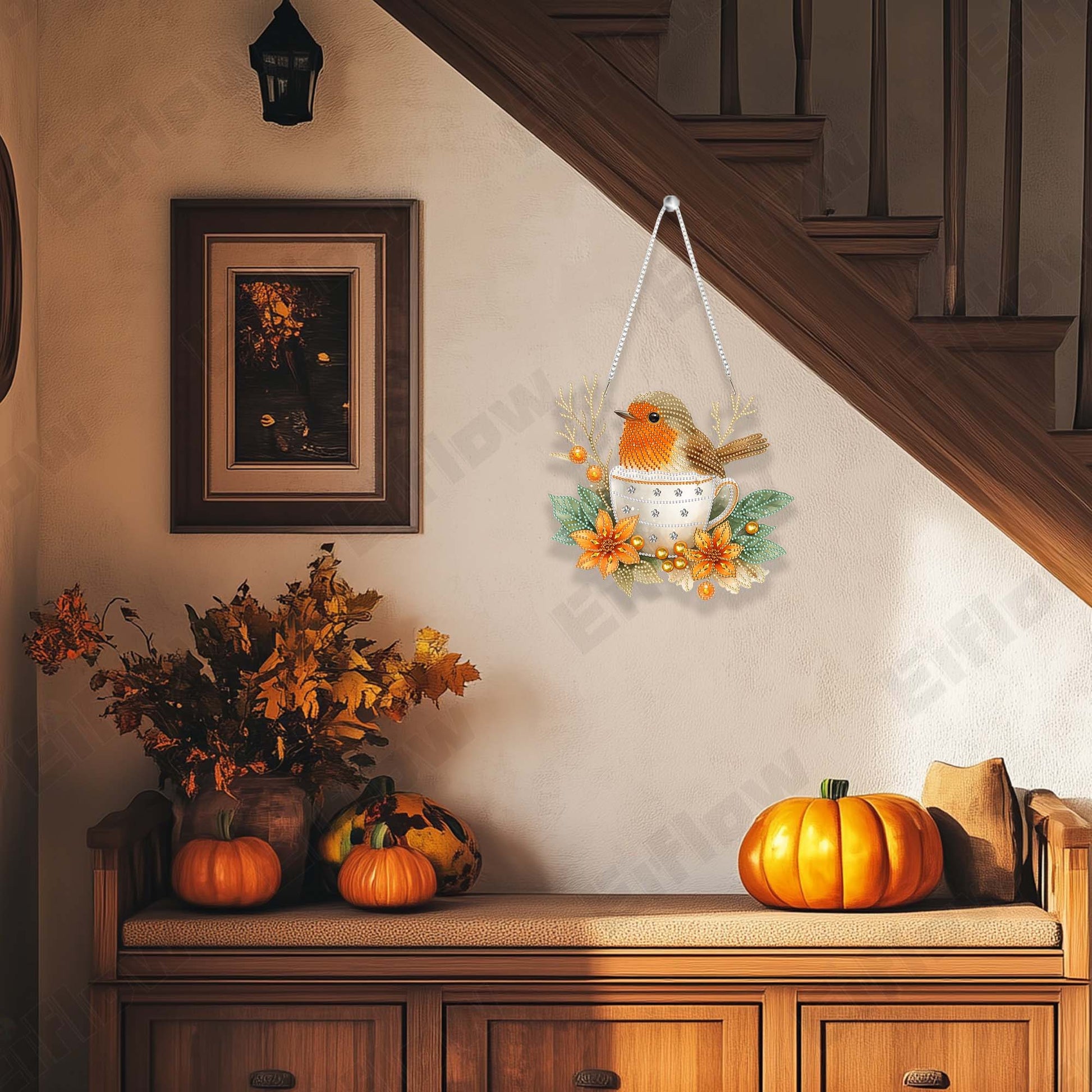 Hanging Pendant, Fall Bird