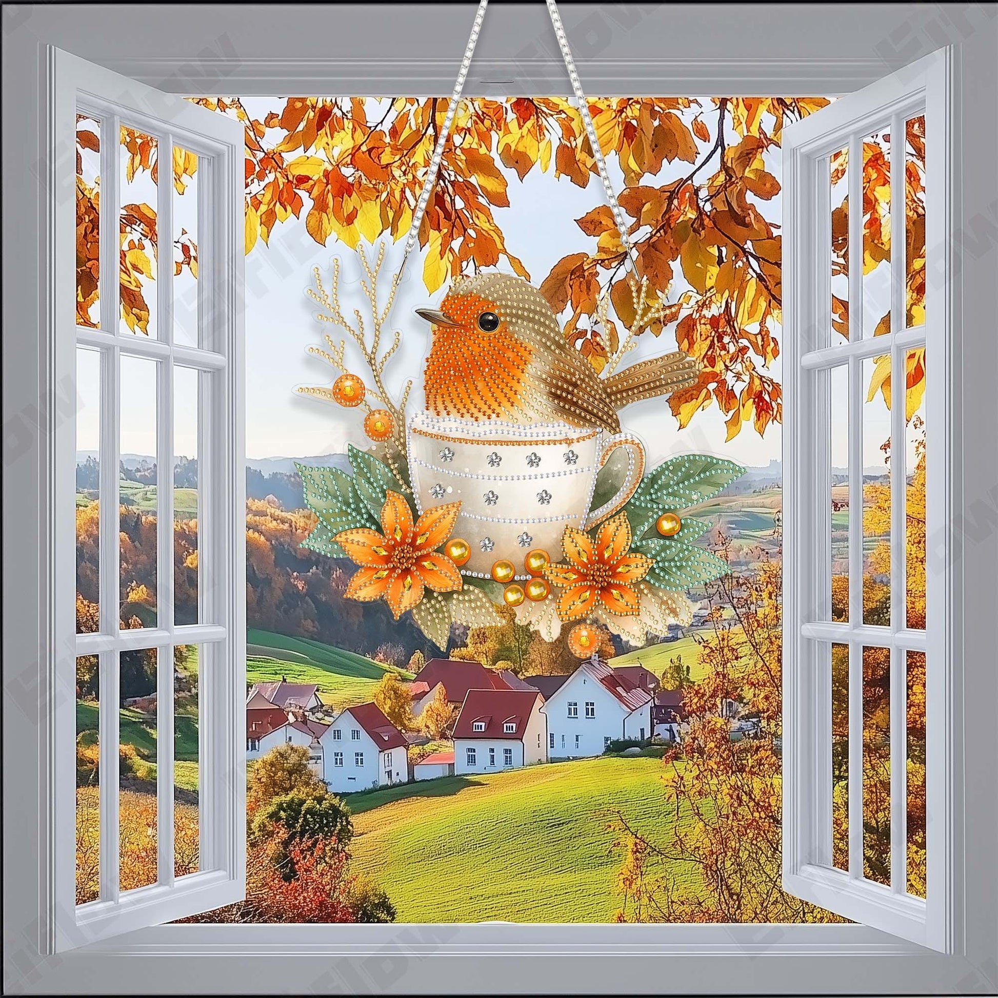 Hanging Pendant, Fall Bird