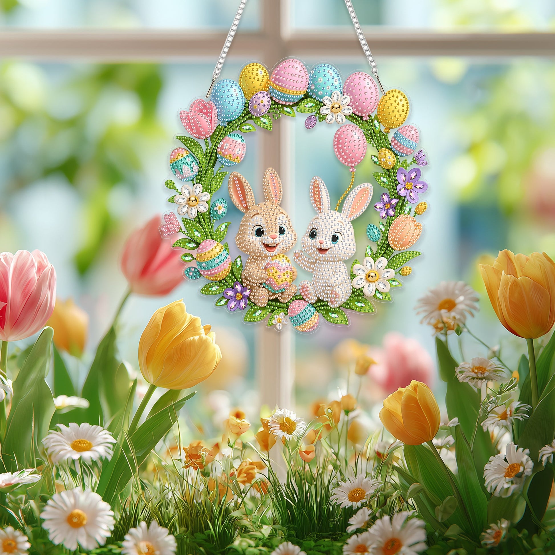Easter Bunny Wreath
