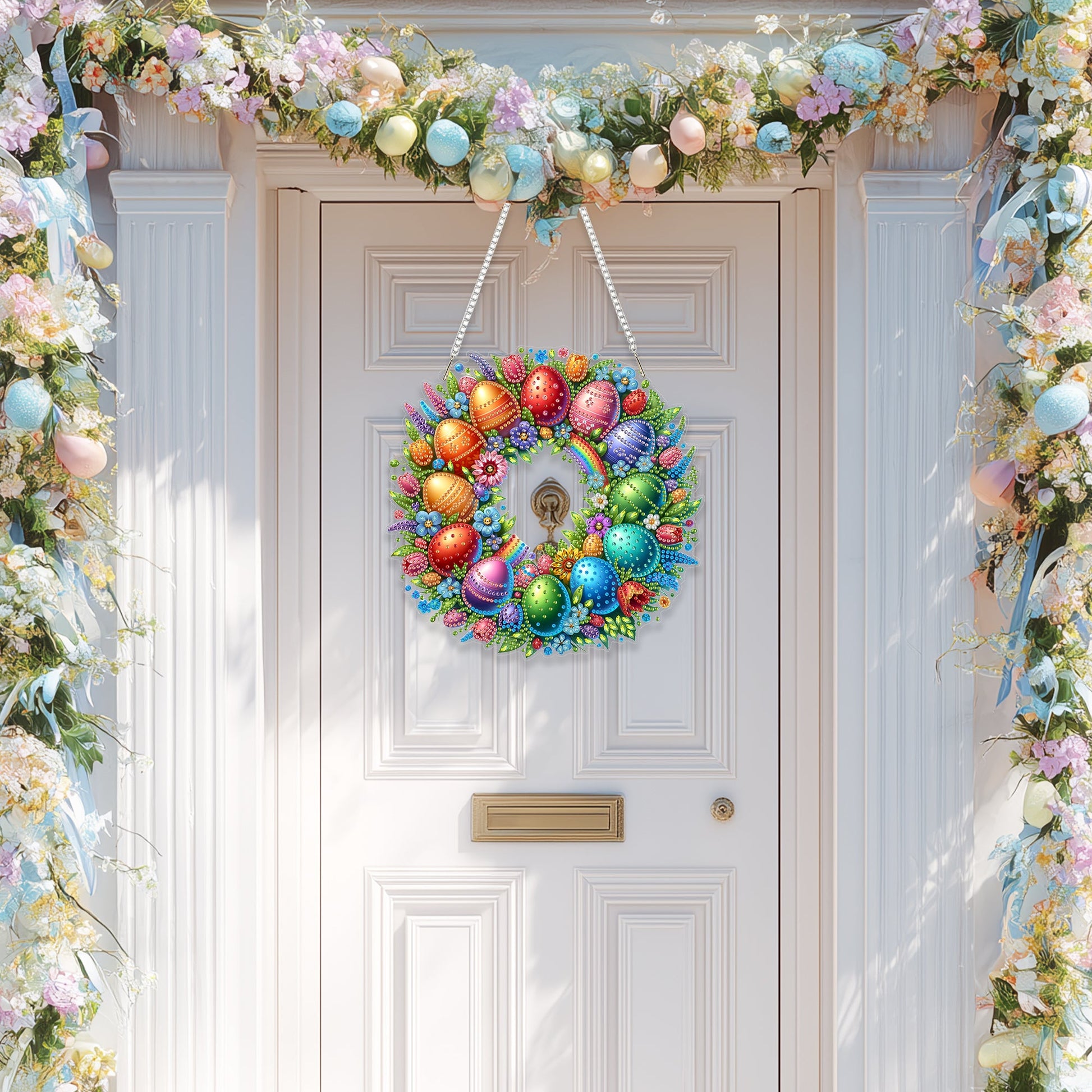 Easter Eggs Wreath